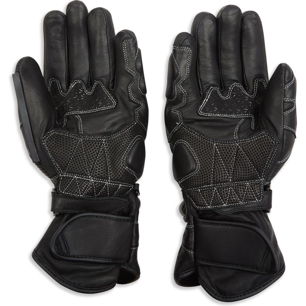 Spada Enforcer Waterproof CE Leather Gloves Black