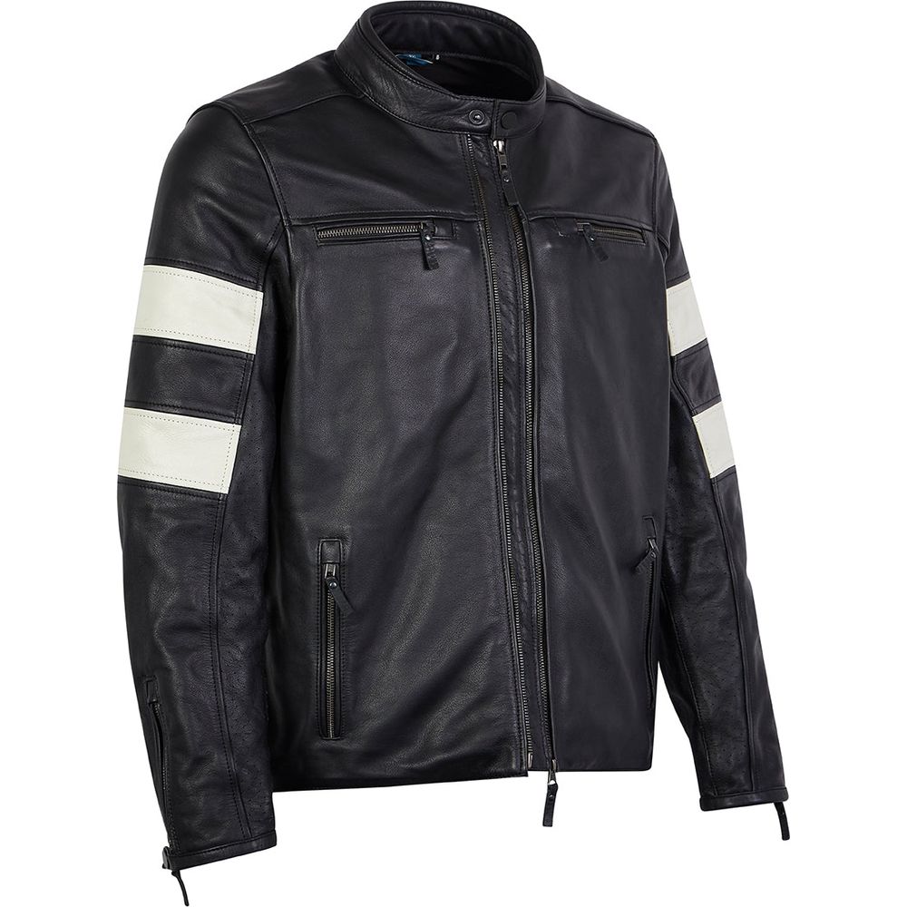 Spada Hanzo CE Leather Jacket Black / Ivory