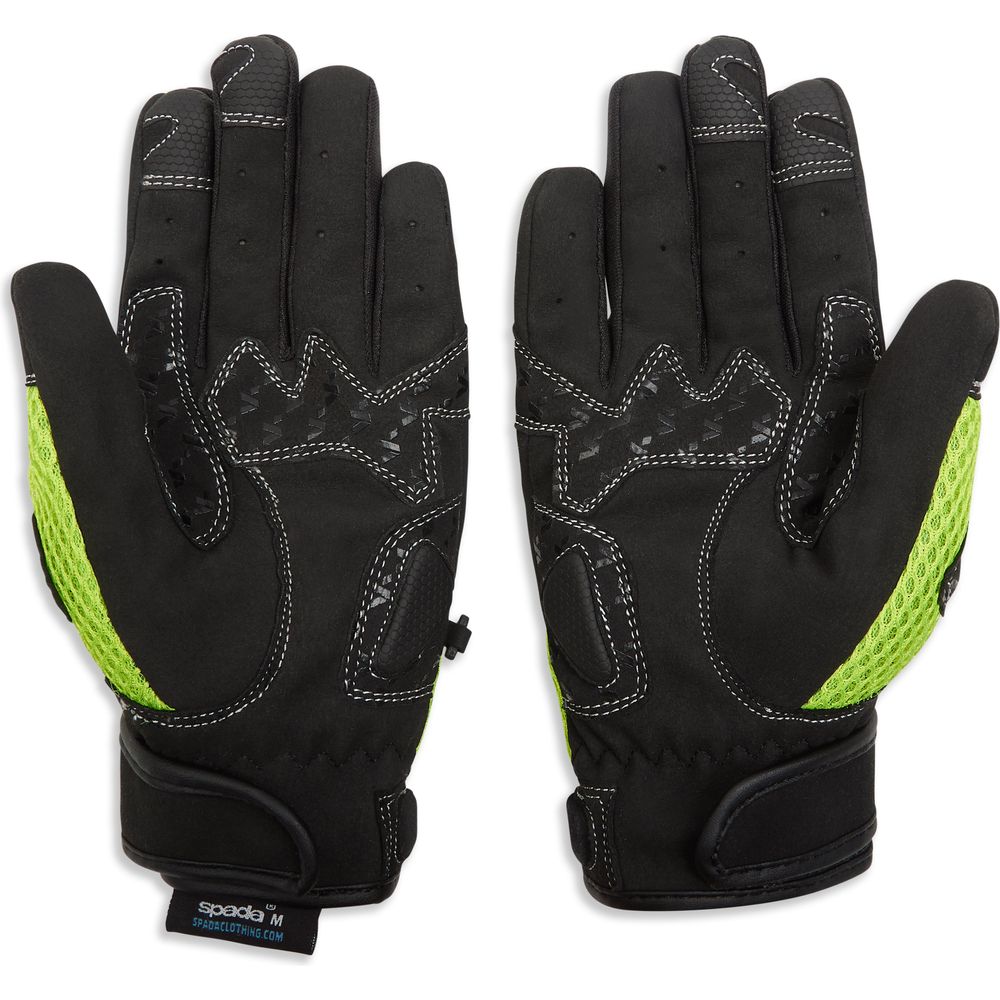 Spada MX-Air CE Textile Gloves Fluo Yellow