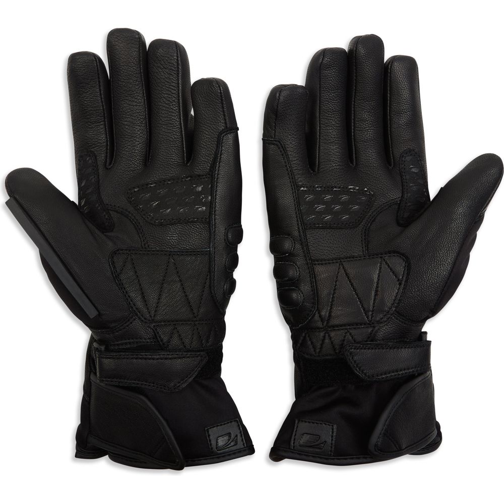 Spada Shadow Waterproof CE Leather Gloves Black