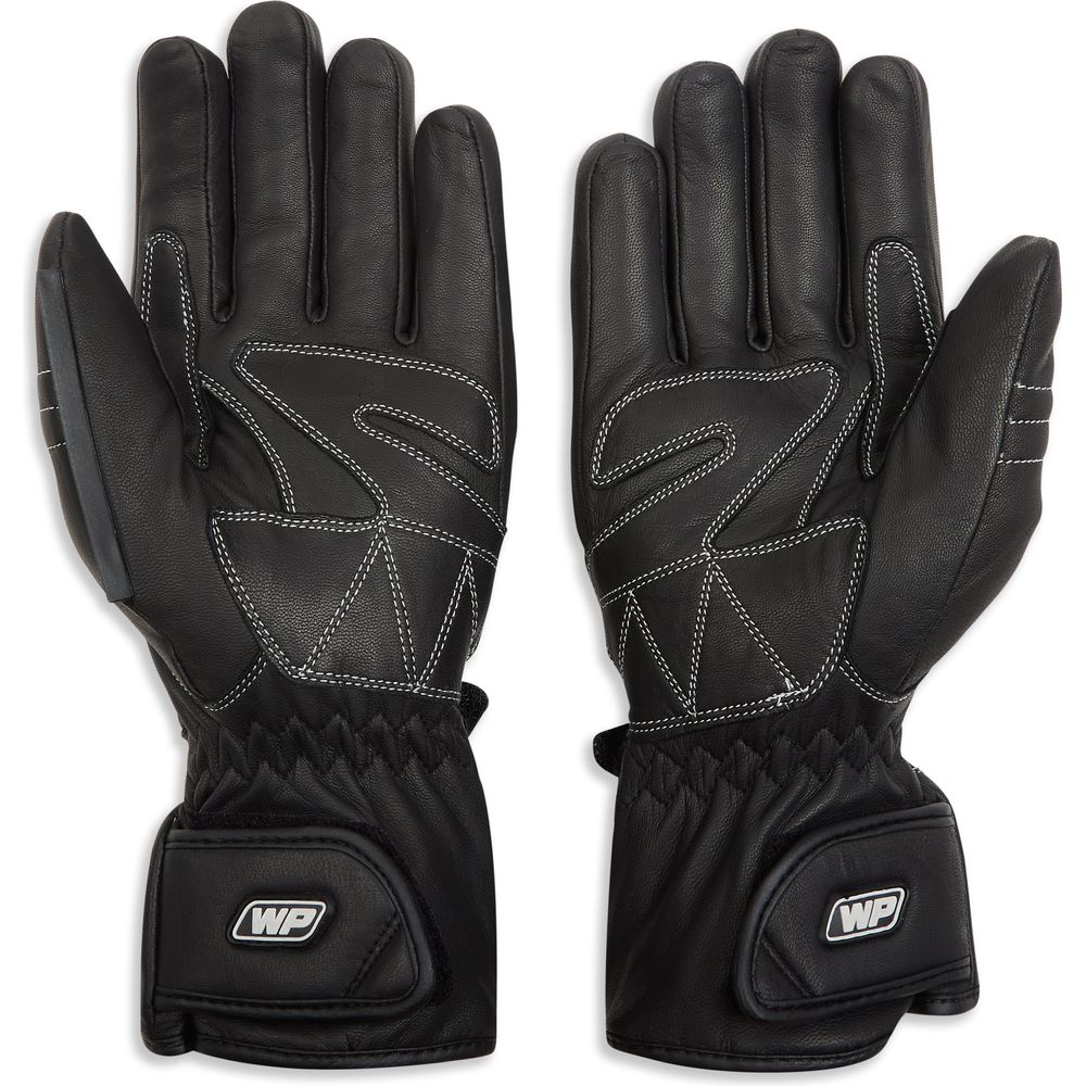 Spada Storm Waterproof CE Leather Gloves Black