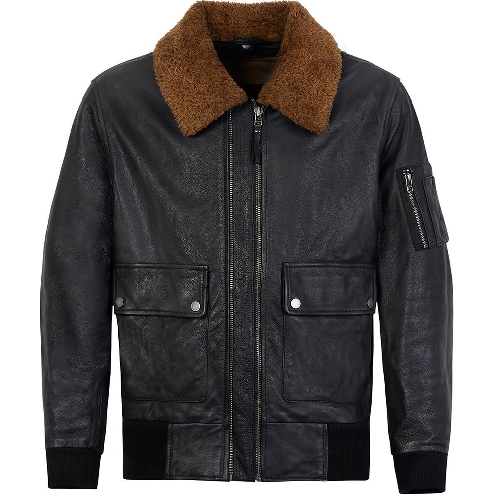 Spada Turbine CE Leather Jacket Black