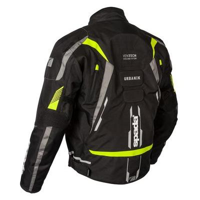 Spada Urbanik CE Textile Jacket Black / Fluo Yellow