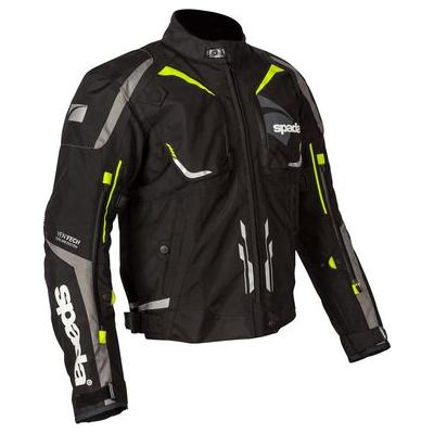 Spada Urbanik CE Textile Jacket Black / Fluo Yellow