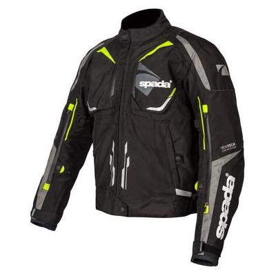 Spada Urbanik CE Textile Jacket Black / Fluo Yellow