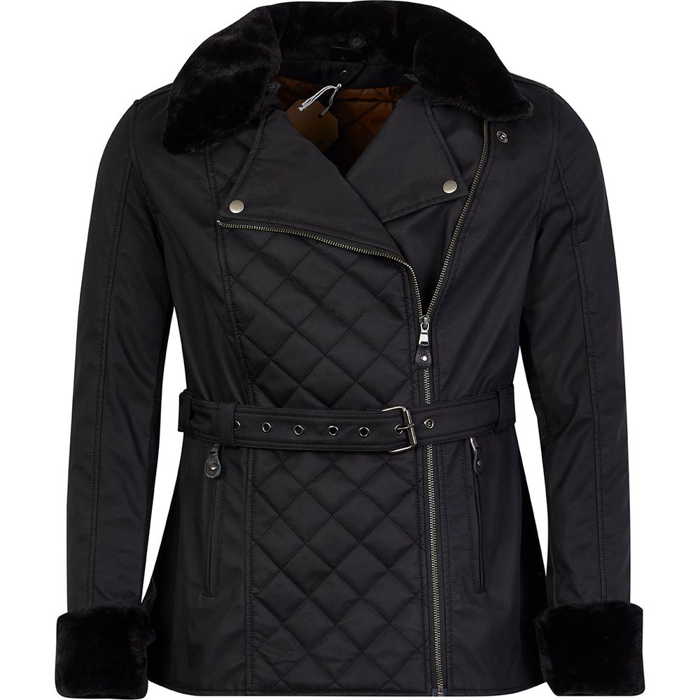 Spada Wax Lancer CE Ladies Waterproof Textile Coat Black