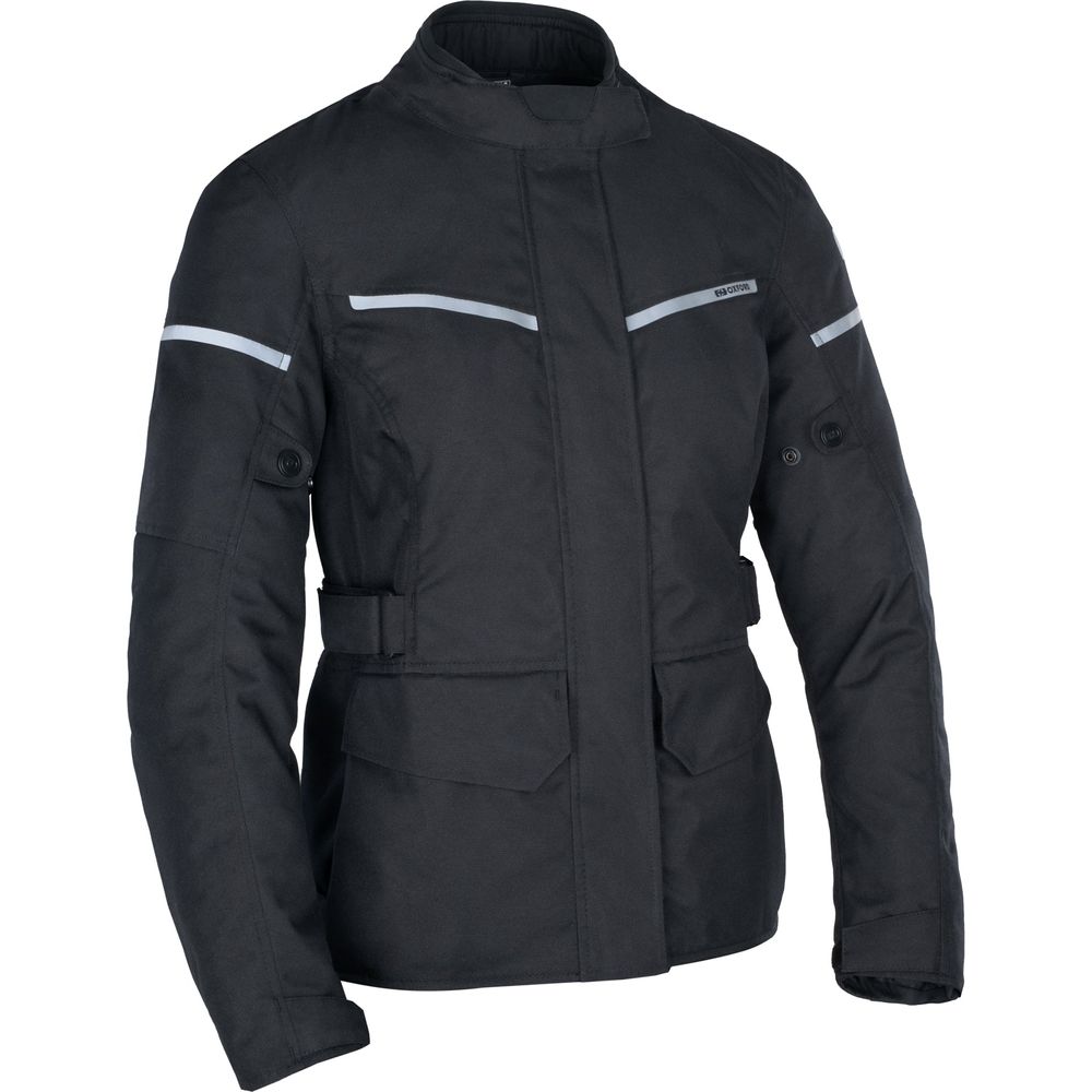 Spartan Waterproof Ladies Long Textile Jacket Black