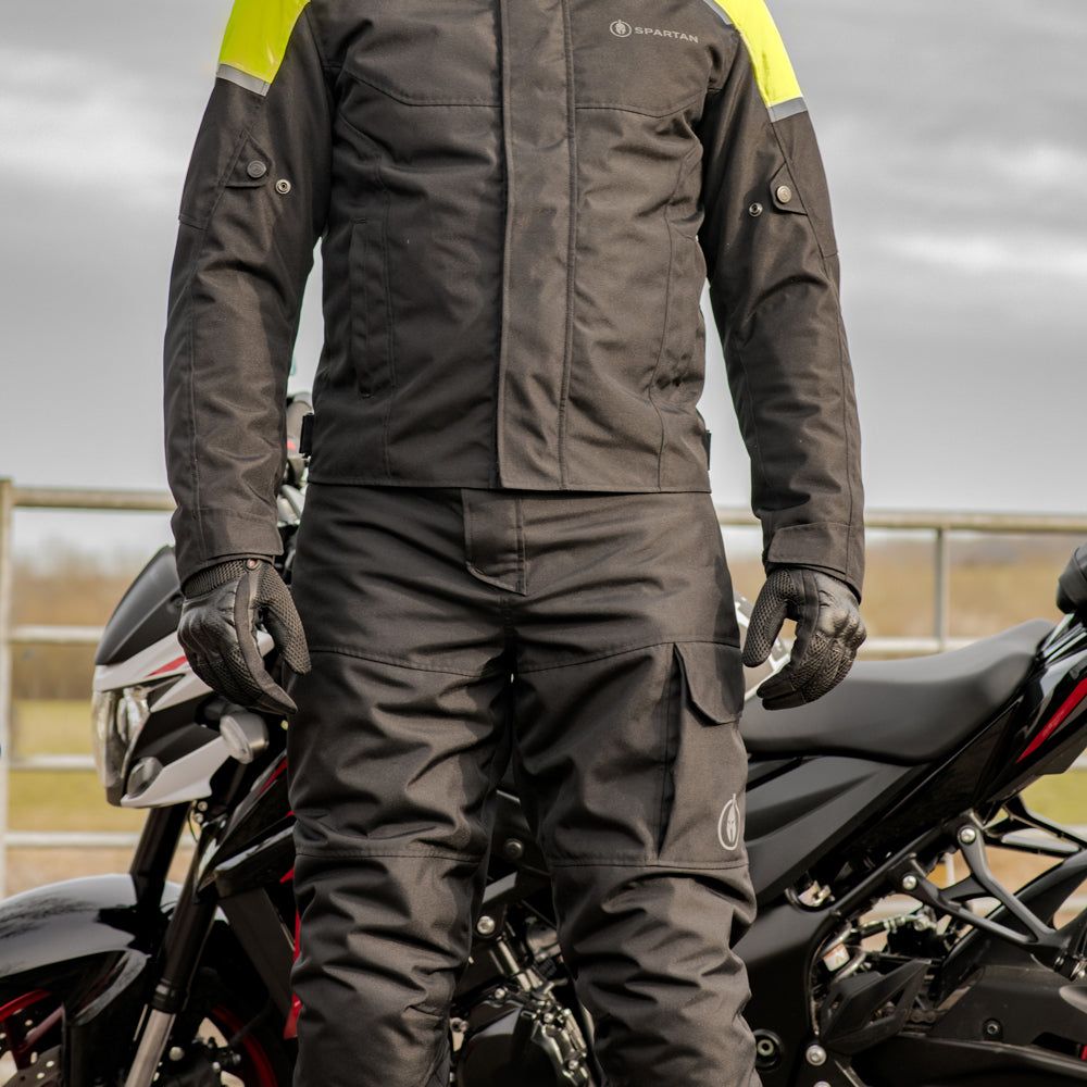 Spartan Waterproof Textile Trouser Black