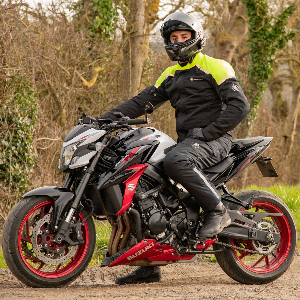 Spartan Waterproof Textile Trouser Black