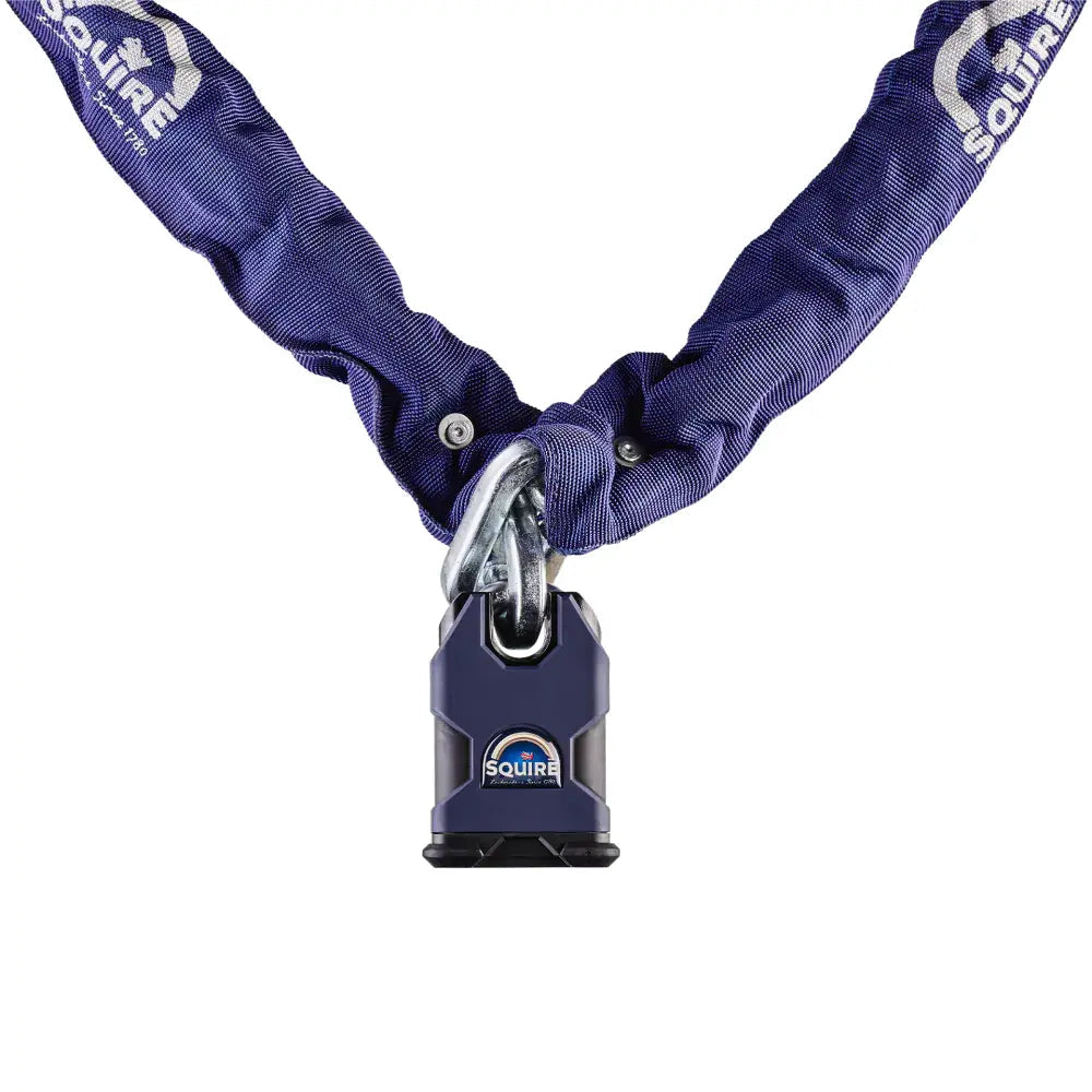 Squire Immense 10mm Chain / 50mm Padlock Black