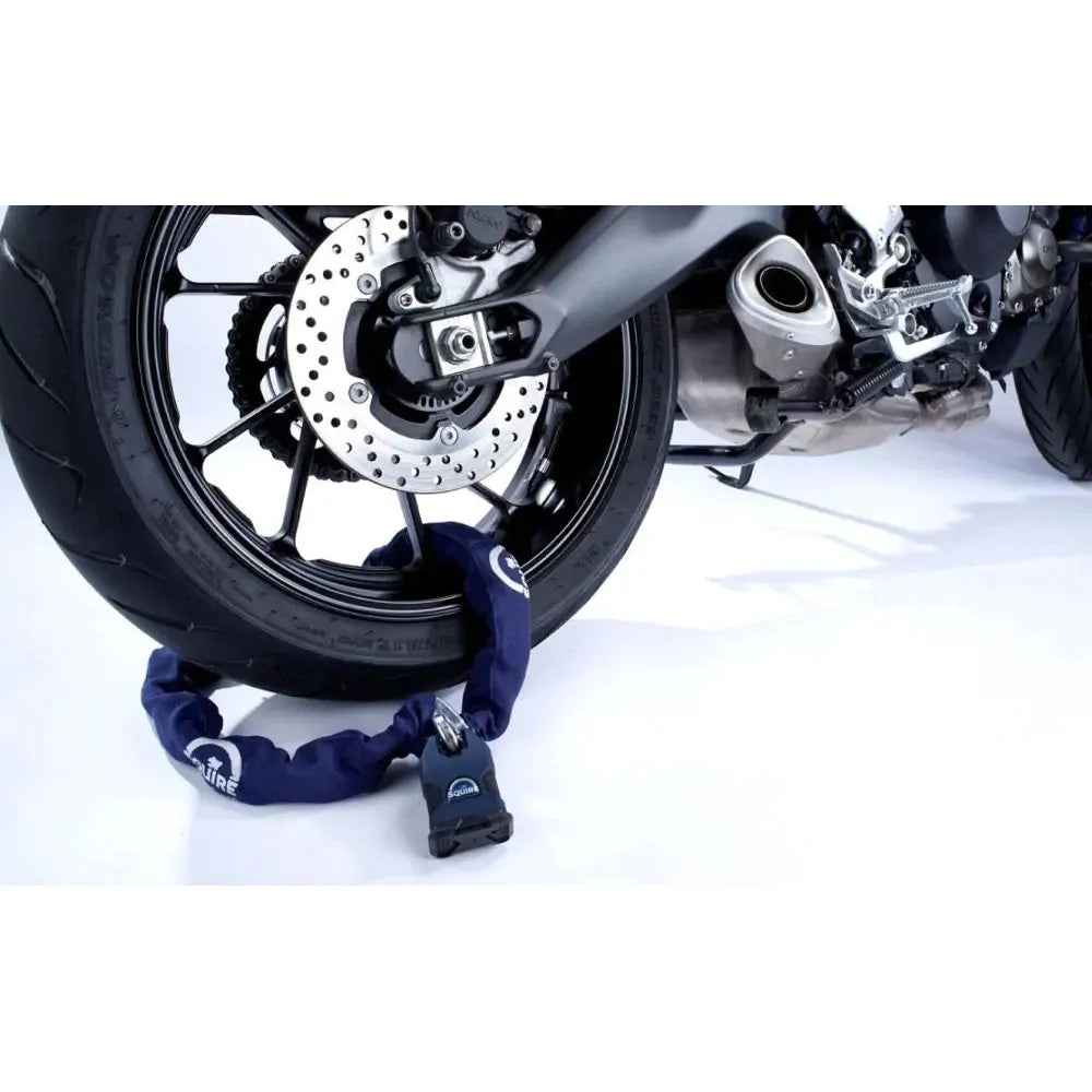 Squire Immense 10mm Chain / 50mm Padlock Black