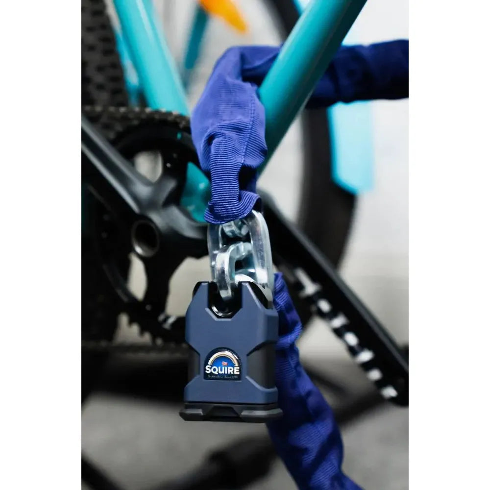 Squire Immense XL 50mm Padlock 2 Metre Chain Black