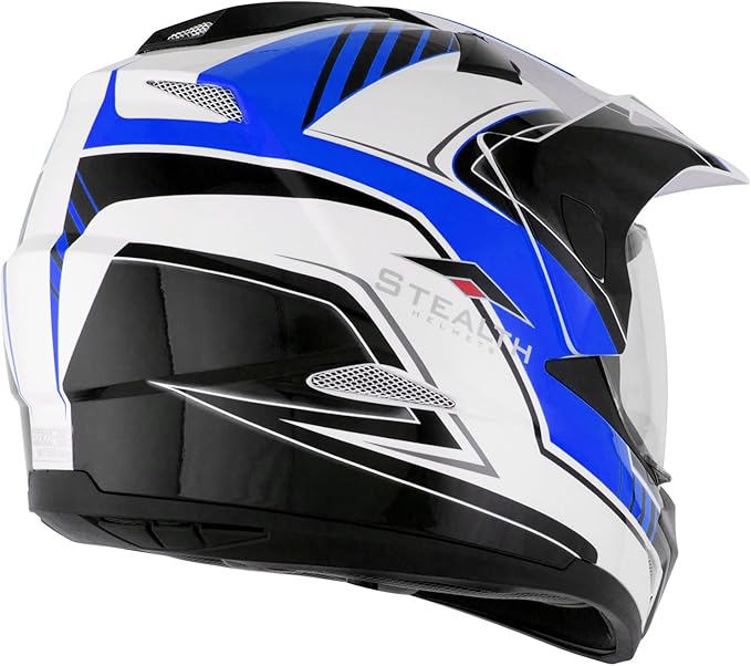 Stealth HD009 Adventure Dual Sport Graphic Blue