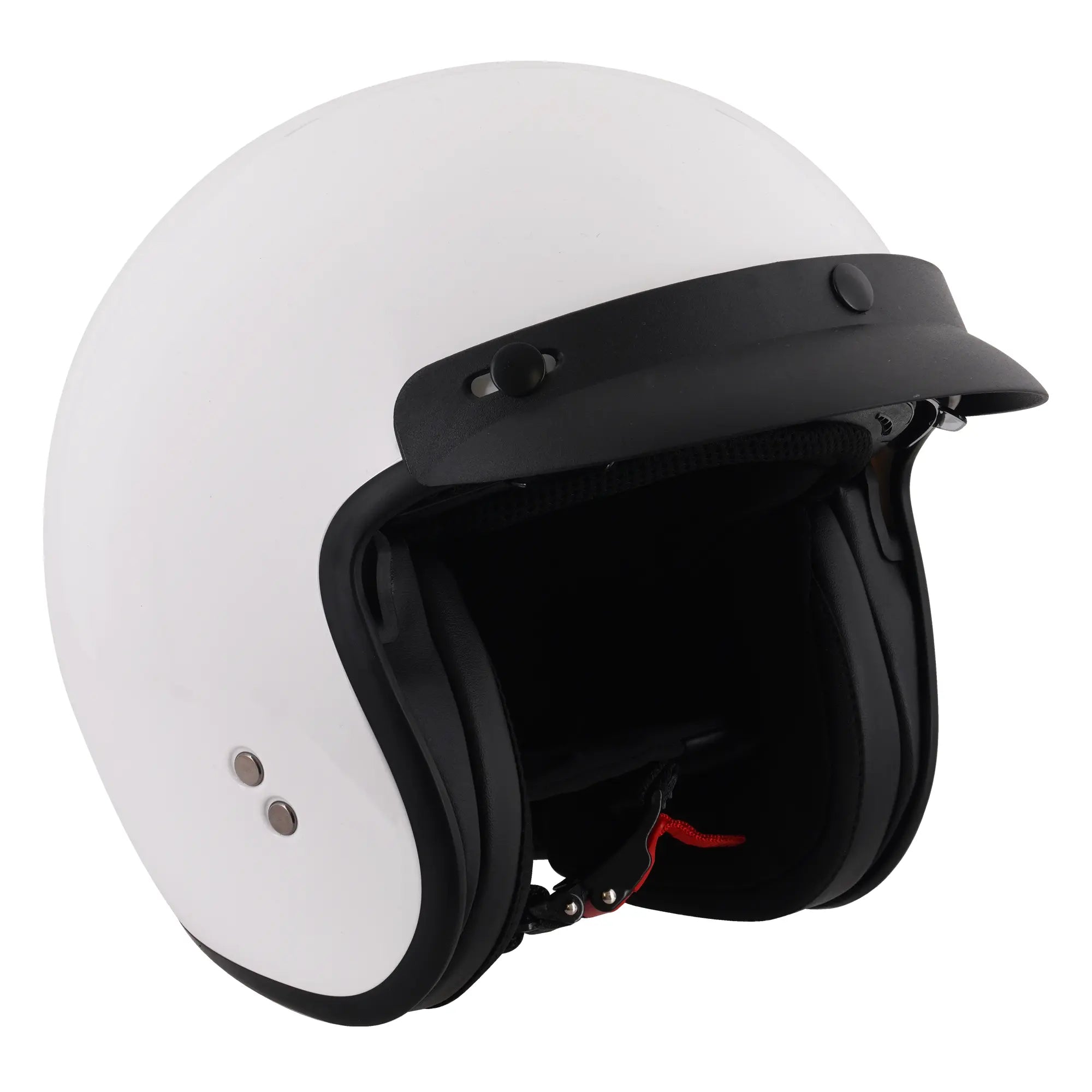 Stealth Jet With Peak Gloss White FREE UK Delivery, FREE 365 Day Returns | Moto Central