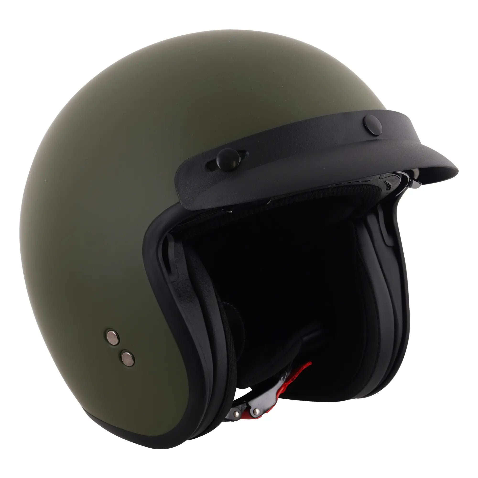 Stealth Jet With Peak Matt Green FREE UK Delivery, FREE 365 Day Returns | Moto Central
