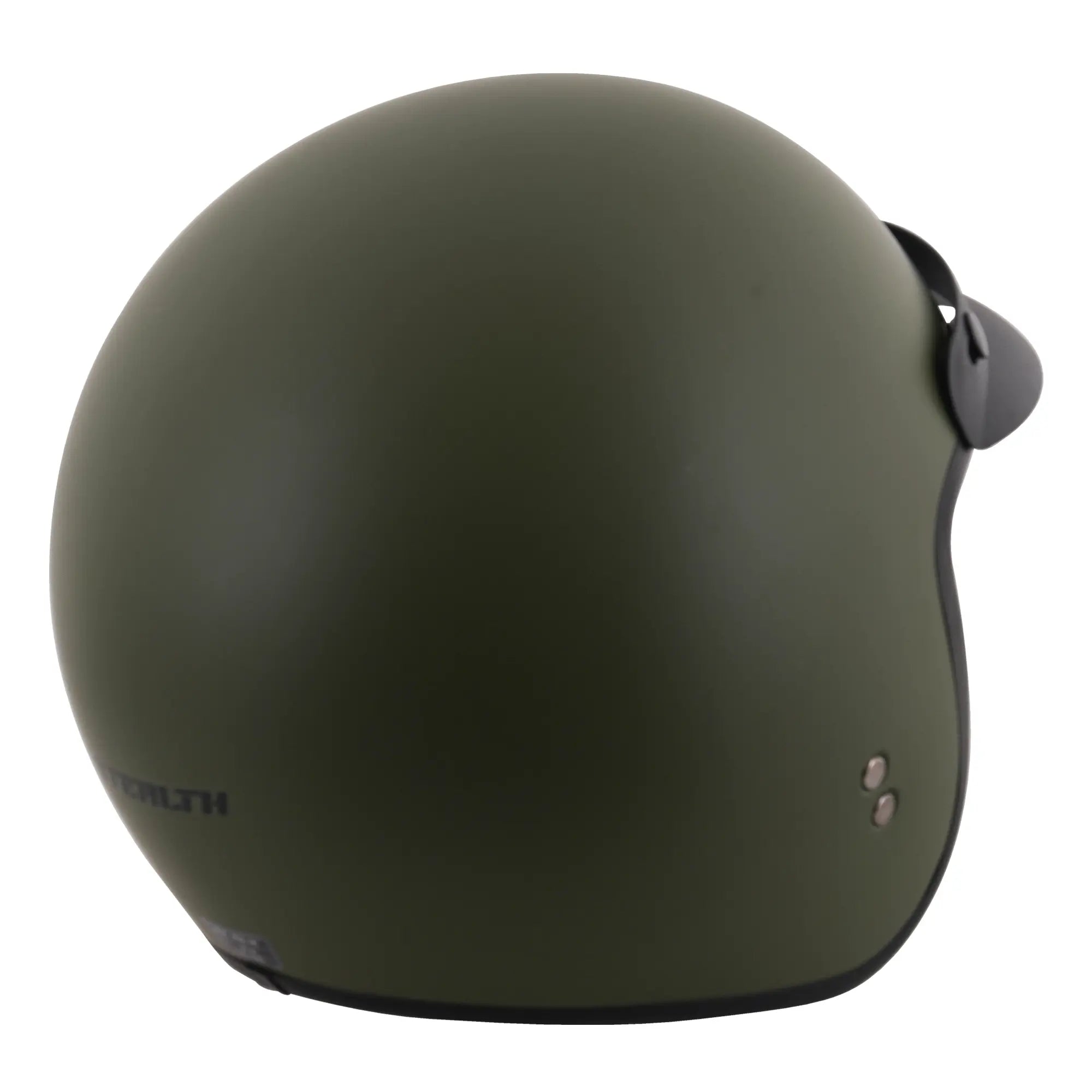 Stealth Jet With Peak Matt Green FREE UK Delivery, FREE 365 Day Returns | Moto Central