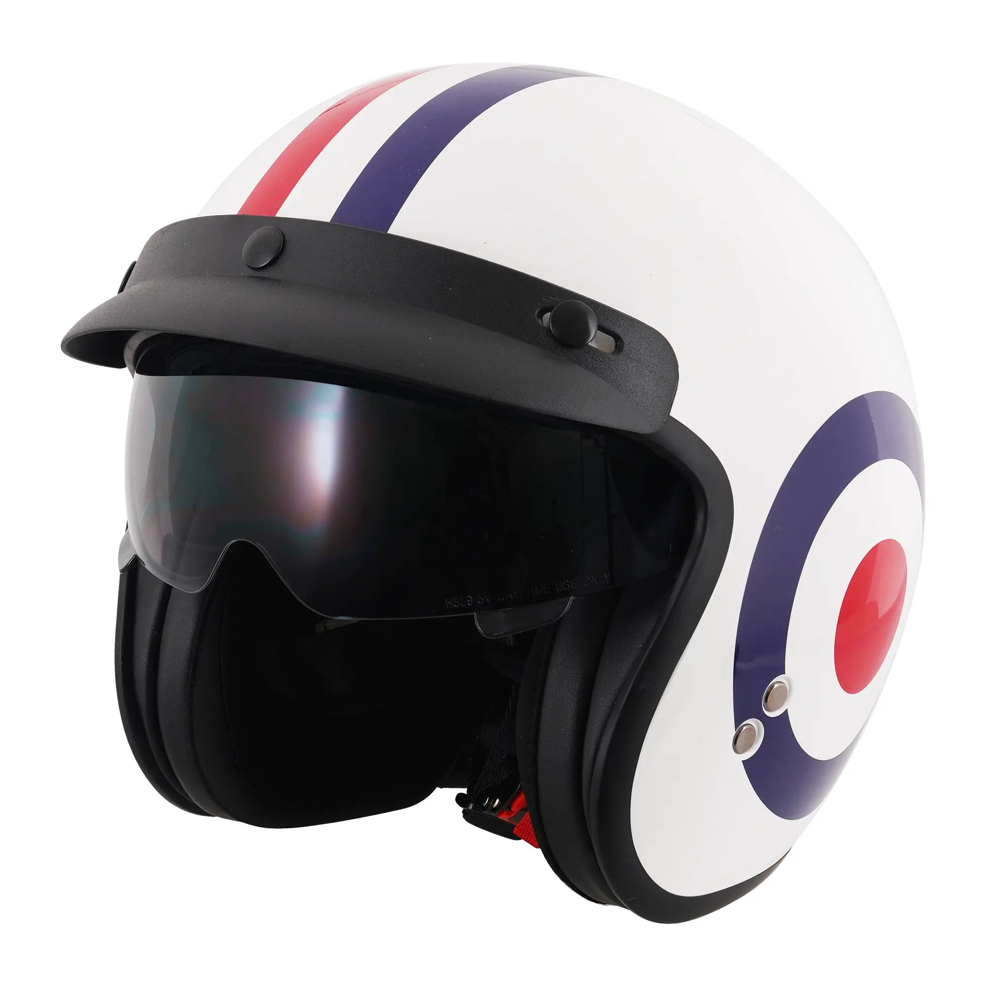 Stealth Jet With Peak Roundel FREE UK Delivery, FREE 365 Day Returns | Moto Central
