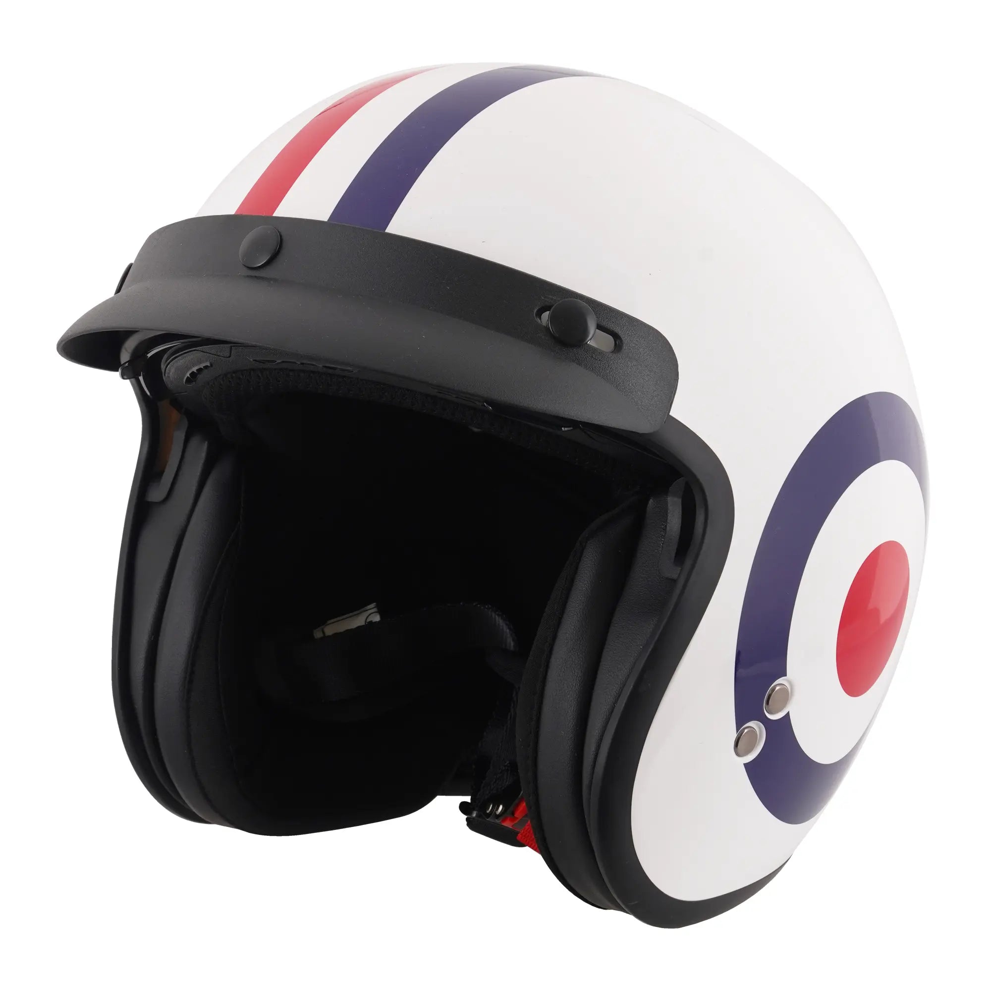 Stealth Jet With Peak Roundel FREE UK Delivery, FREE 365 Day Returns | Moto Central