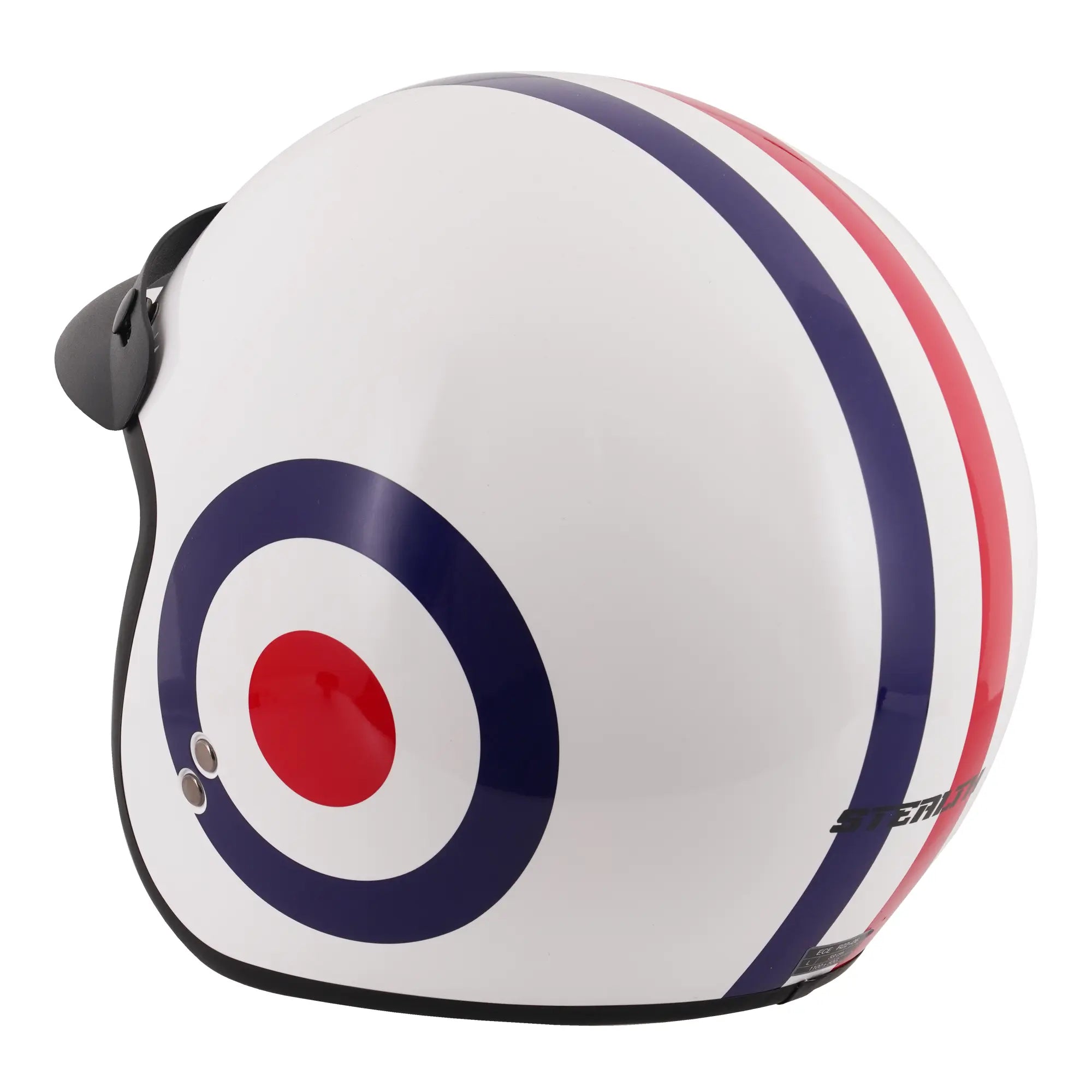 Stealth Jet With Peak Roundel FREE UK Delivery, FREE 365 Day Returns | Moto Central