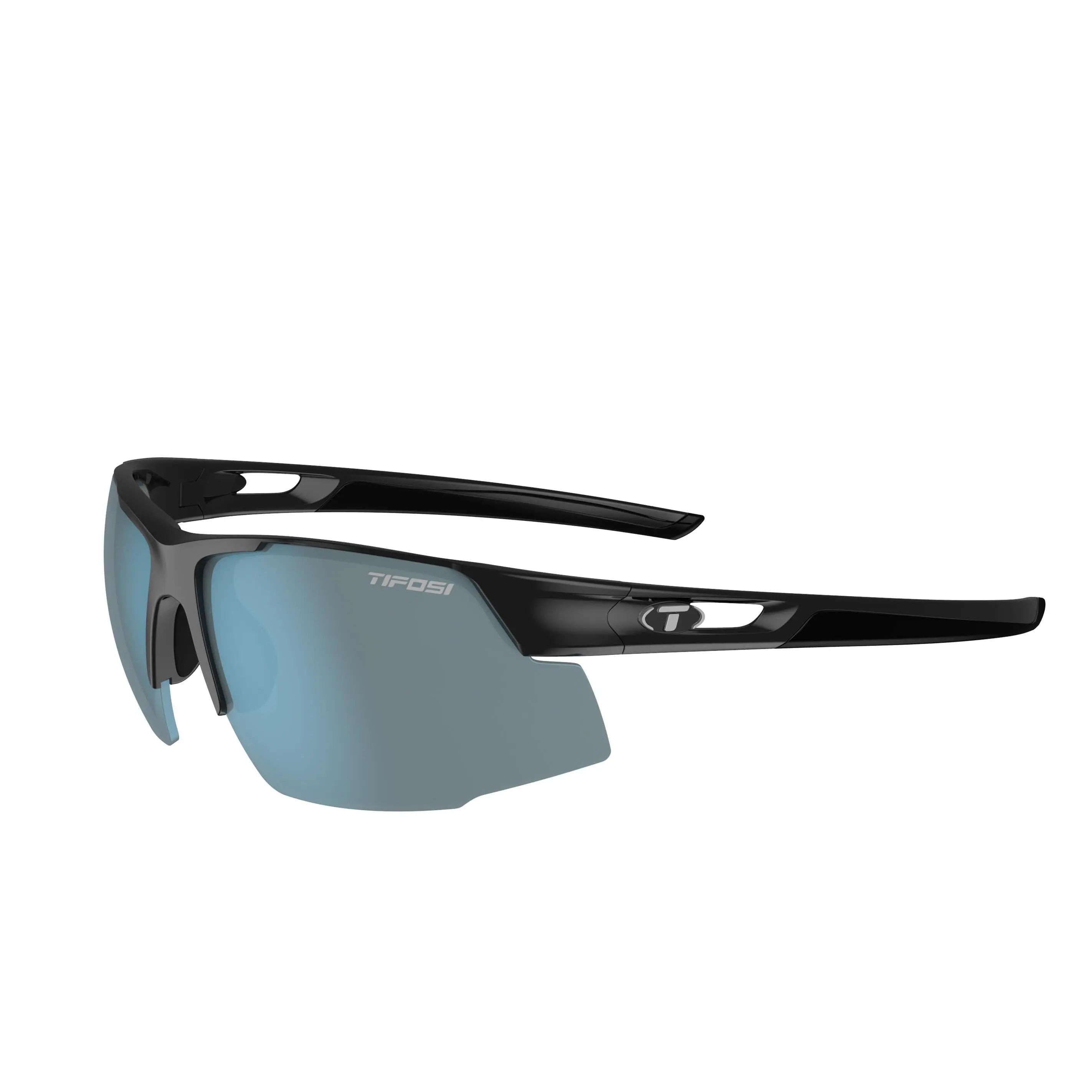 Tifosi Centus Single Lens Sunglasses Gloss Black - FREE UK Shipping, FREE 365 Day Returns | Moto Central