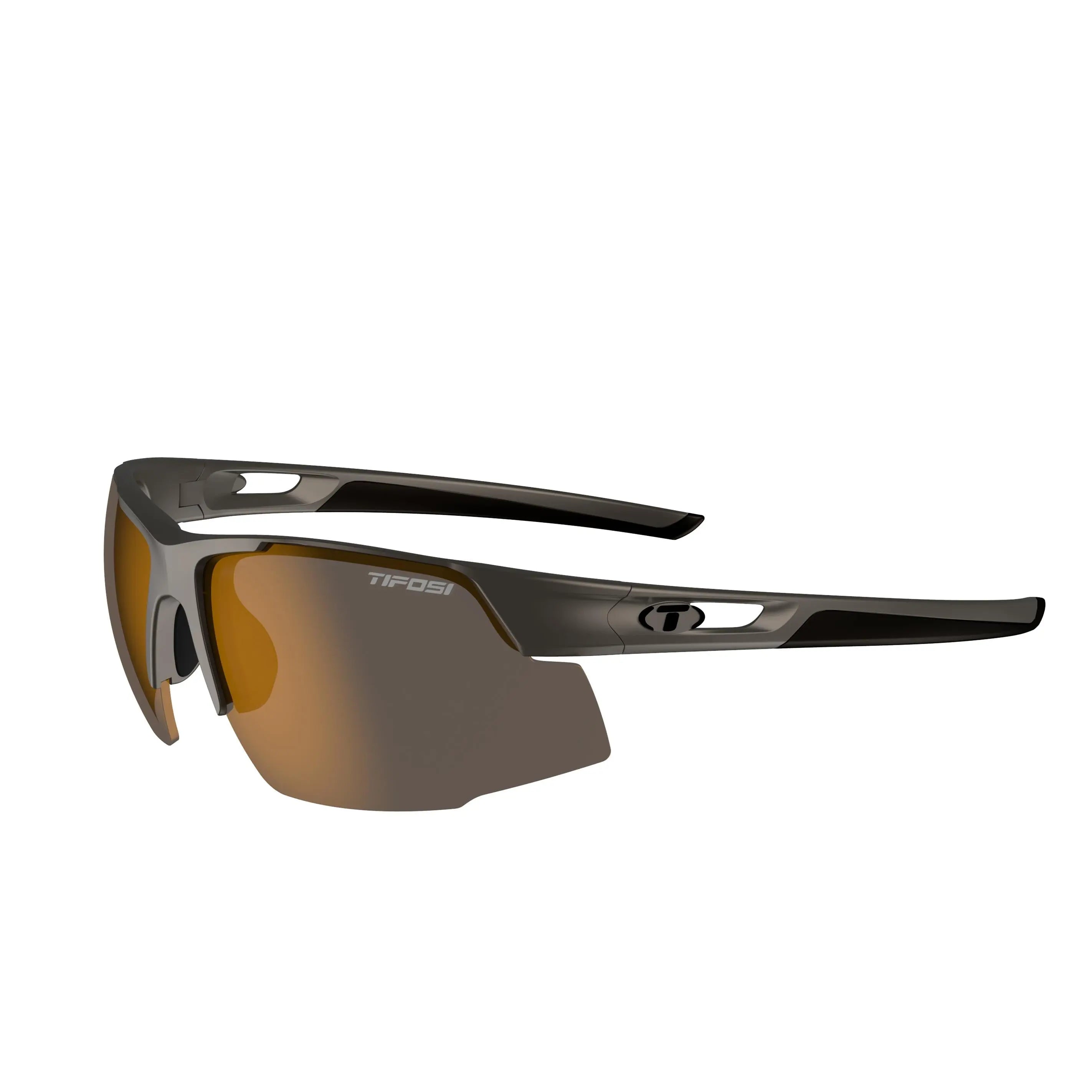 Tifosi Centus Single Lens Sunglasses Iron - FREE UK Shipping, FREE 365 Day Returns | Moto Central
