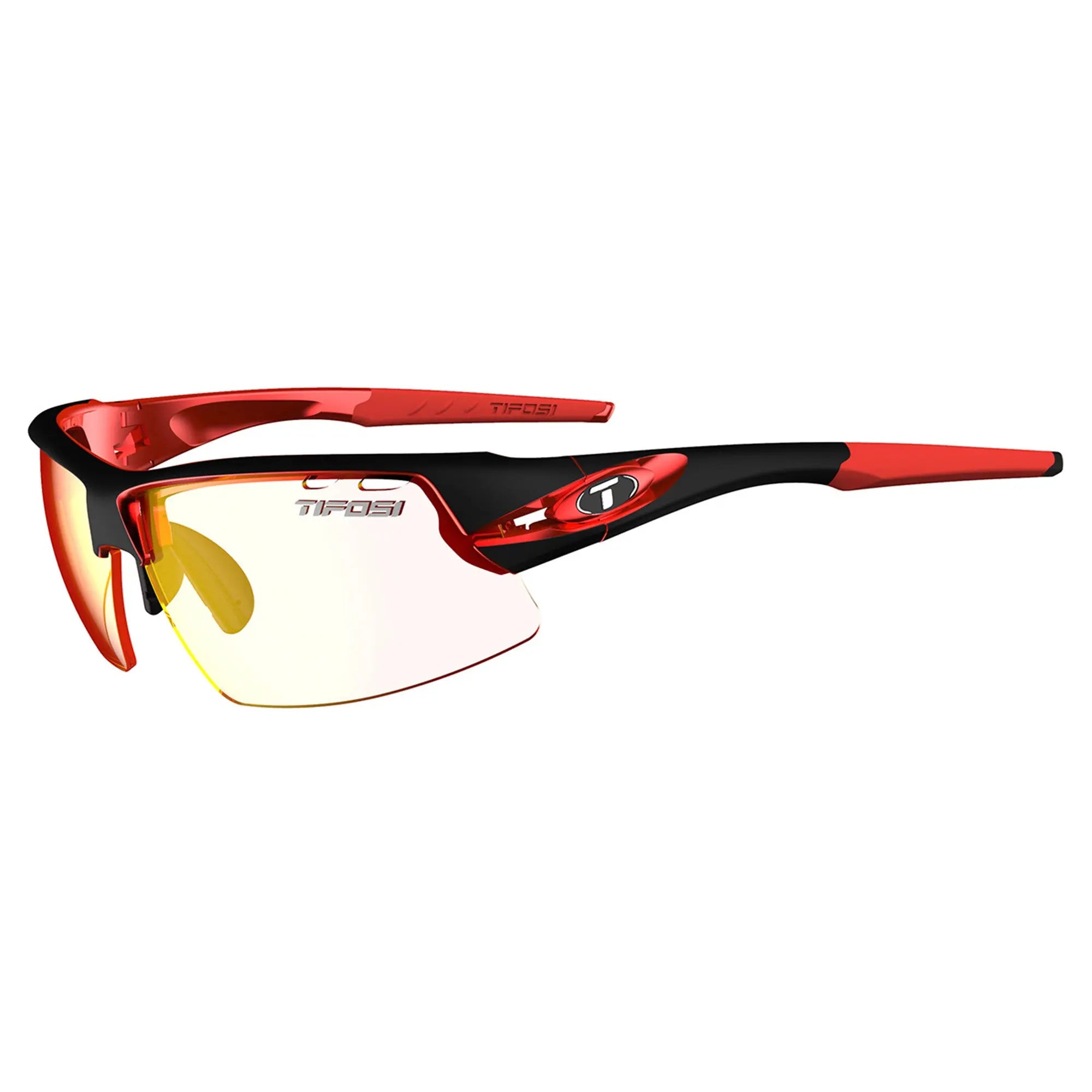 Tifosi CRIT Clarion Fototec Single Lens Sunglasses Limited Edition Black / Red - FREE UK Shipping, FREE 365 Day Returns | Moto Central