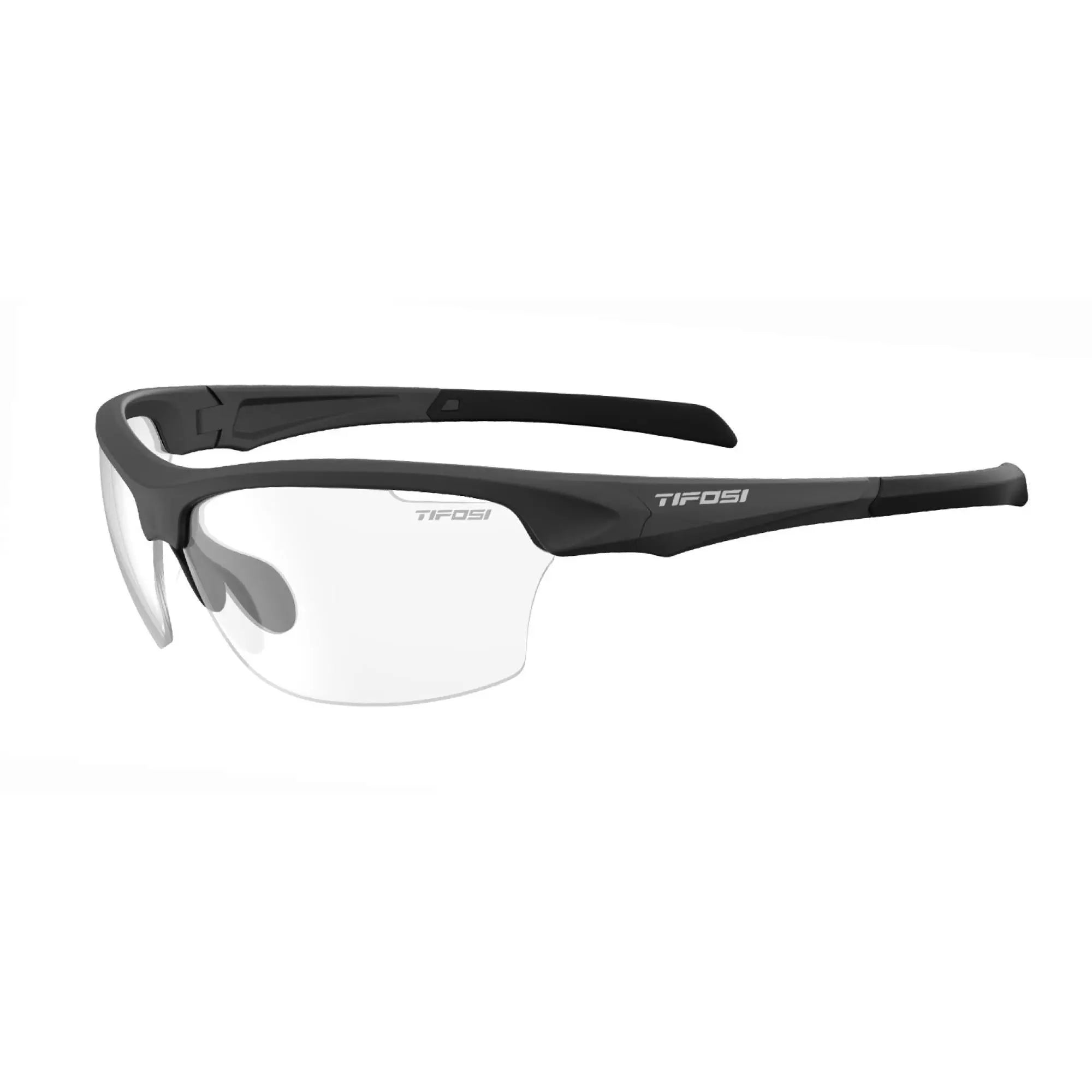 Tifosi Intense Single Lens Sunglasses Matt Gunmetal / Clear - FREE UK Shipping, FREE 365 Day Returns | Moto Central