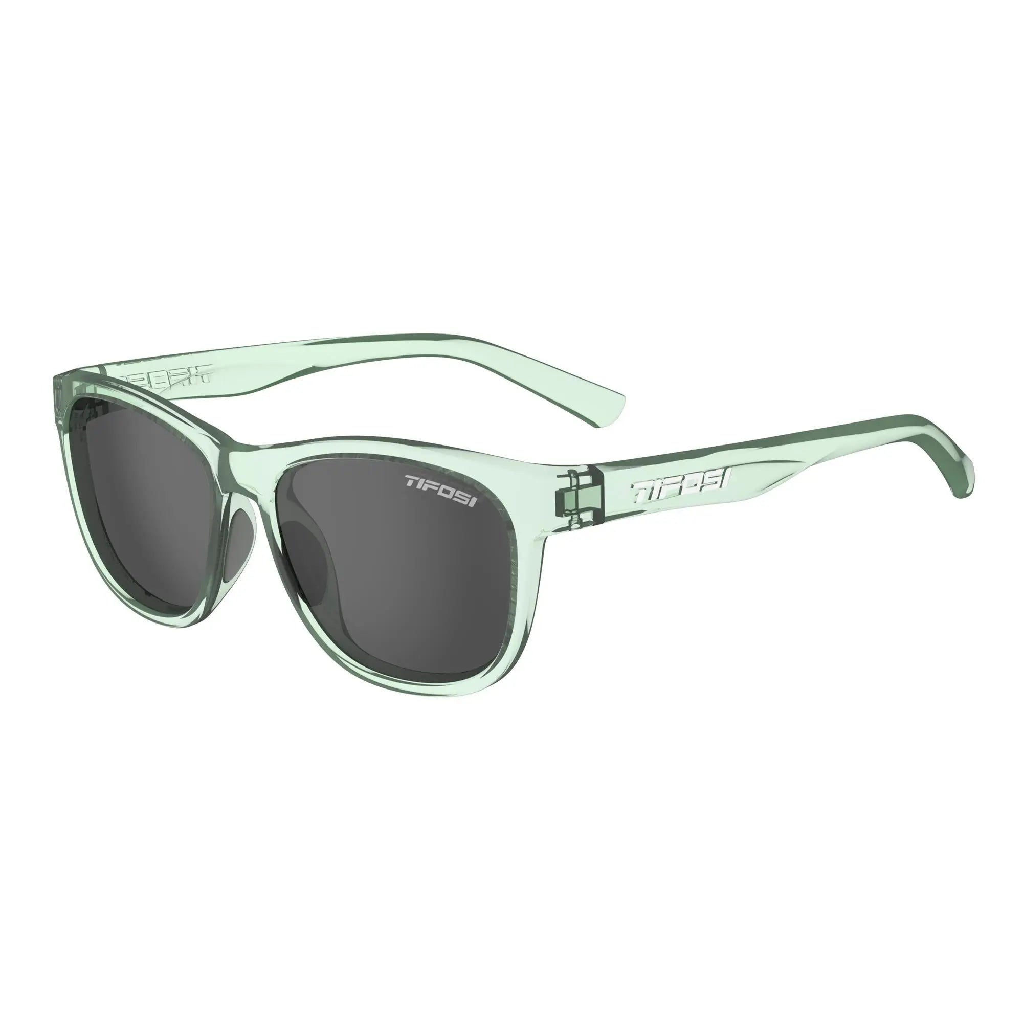 Tifosi Swank Single Lens Sunglasses Bottle Green / Smoke - FREE UK Shipping, FREE 365 Day Returns | Moto Central