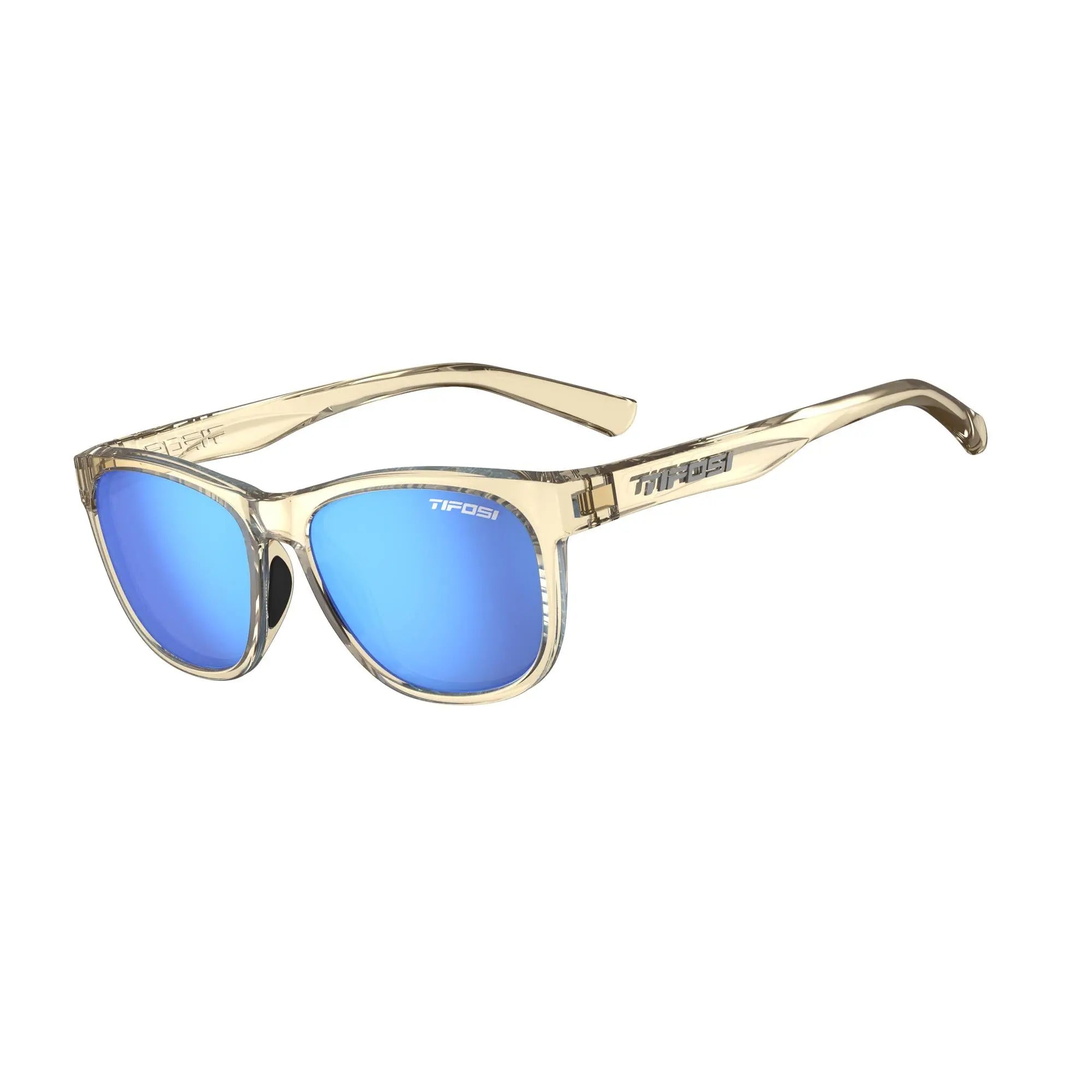 Tifosi Swank Single Lens Sunglasses Golden Ray / Sky Blue - FREE UK Shipping, FREE 365 Day Returns | Moto Central