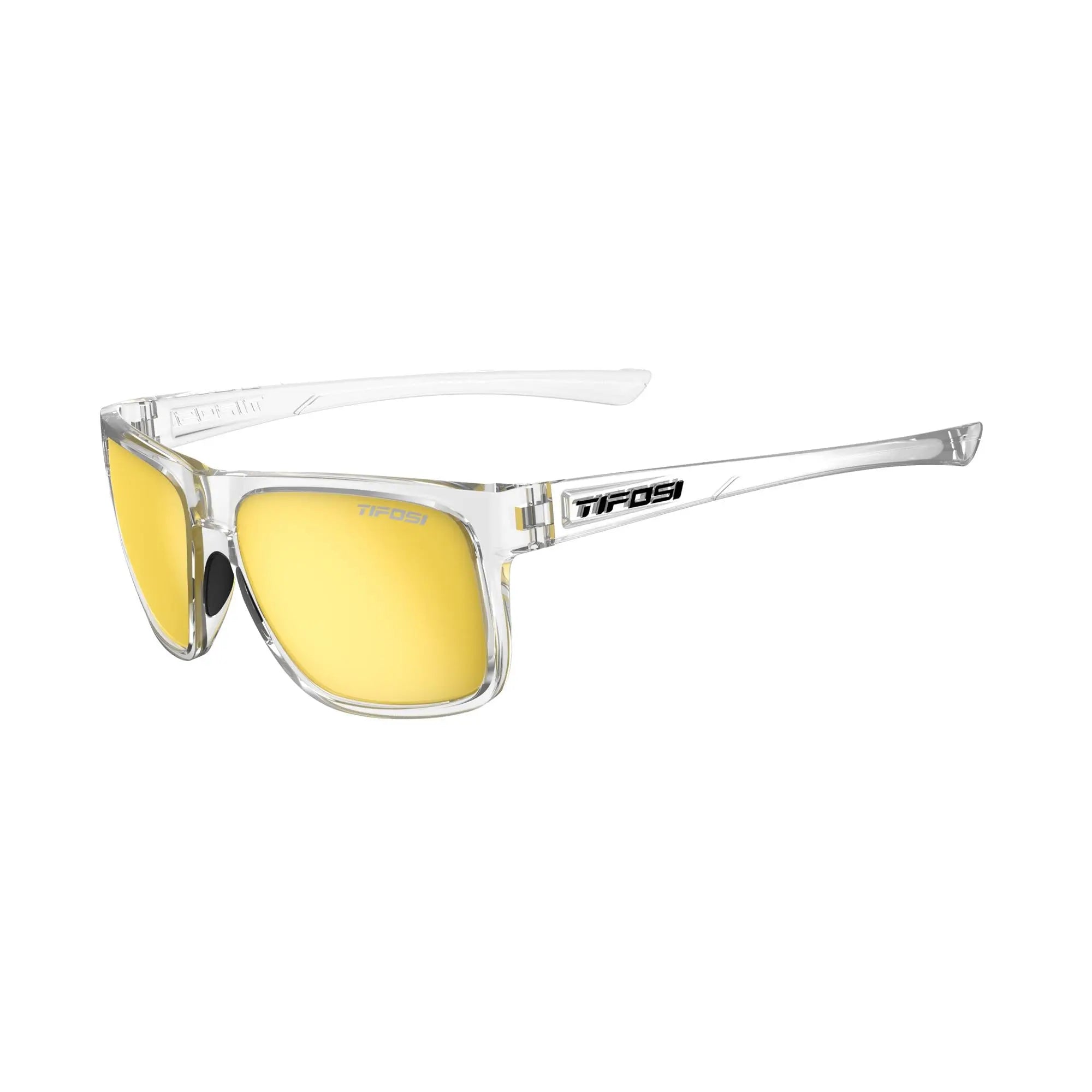 Tifosi Swick Single Lens Eyewear Crystal Clear / Smoke Yellow - FREE UK Shipping, FREE 365 Day Returns | Moto Central