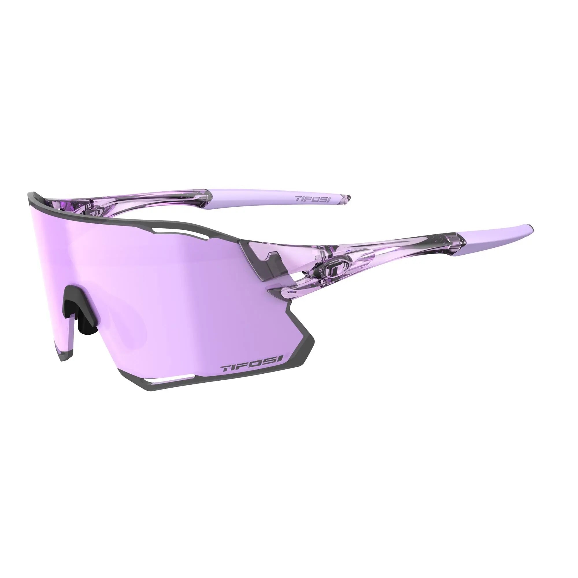 Tifosi Rail Race Interchangeable Clarion Lens Sunglasses Crystal Purple - FREE UK Shipping, FREE 365 Day Returns | Moto Central