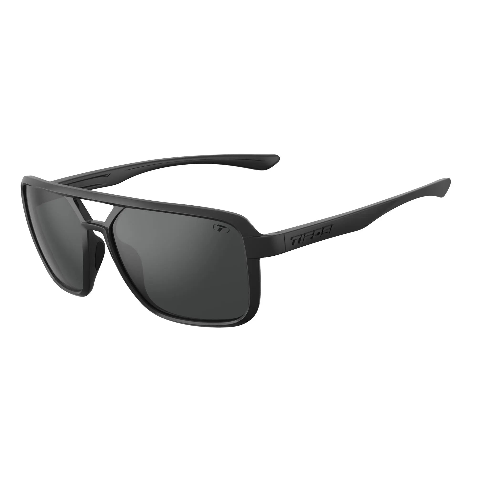 Tifosi Salto Single Lens Sunglasses Blackout Smoke - FREE UK Shipping, FREE 365 Day Returns | Moto Central