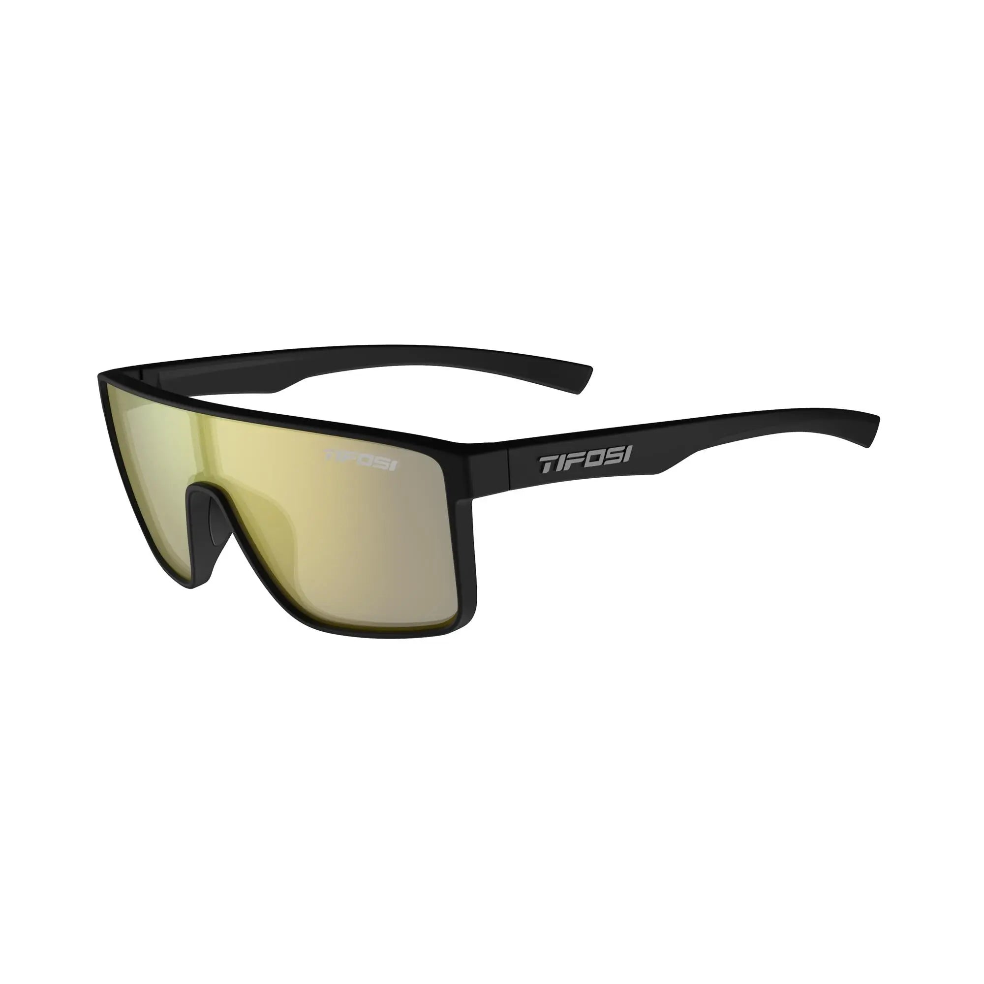 Tifosi Sanctum Single Lens Sunglasses Matt Black - FREE UK Shipping, FREE 365 Day Returns | Moto Central