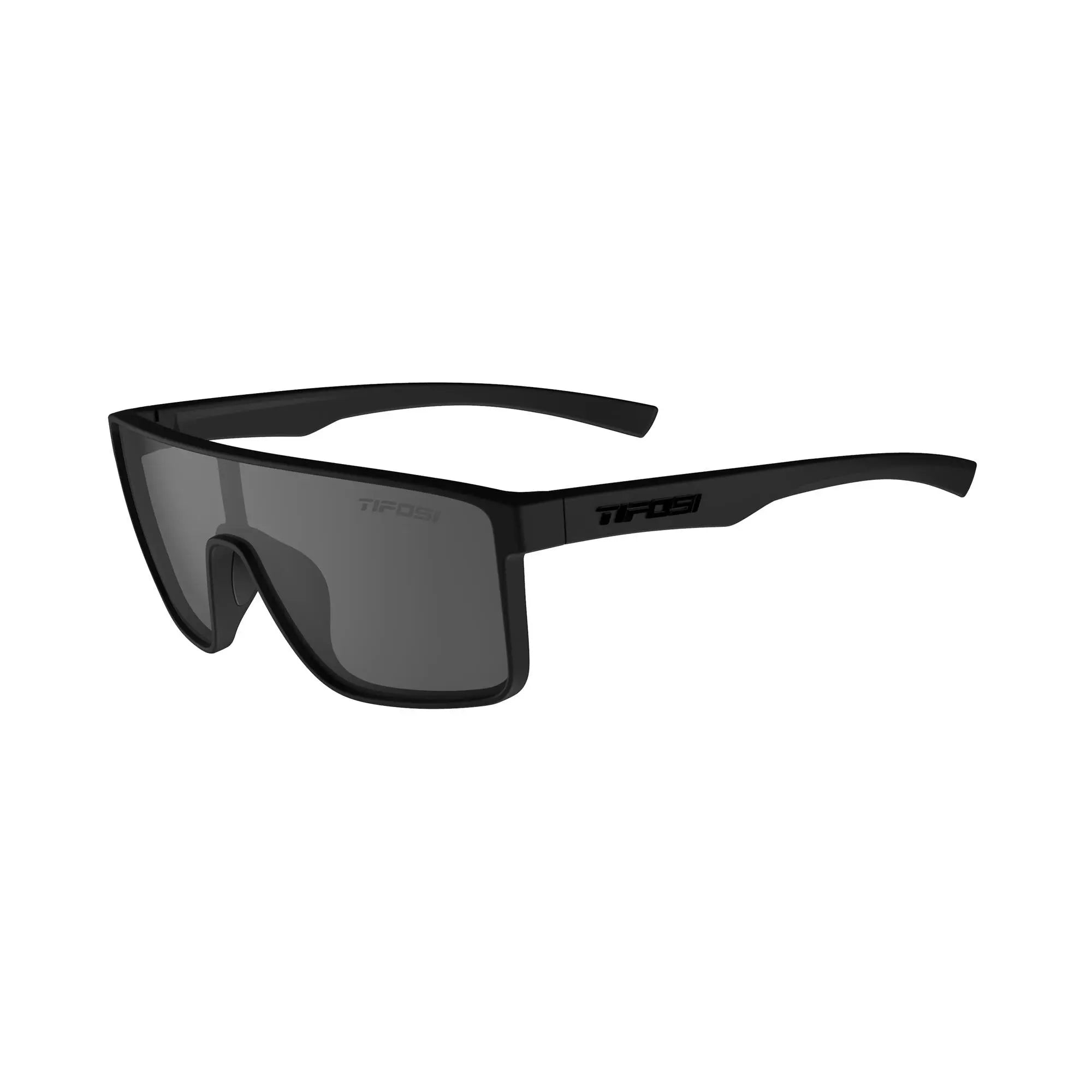 Tifosi Sanctum Single Lens Sunglasses Blackout - FREE UK Shipping, FREE 365 Day Returns | Moto Central