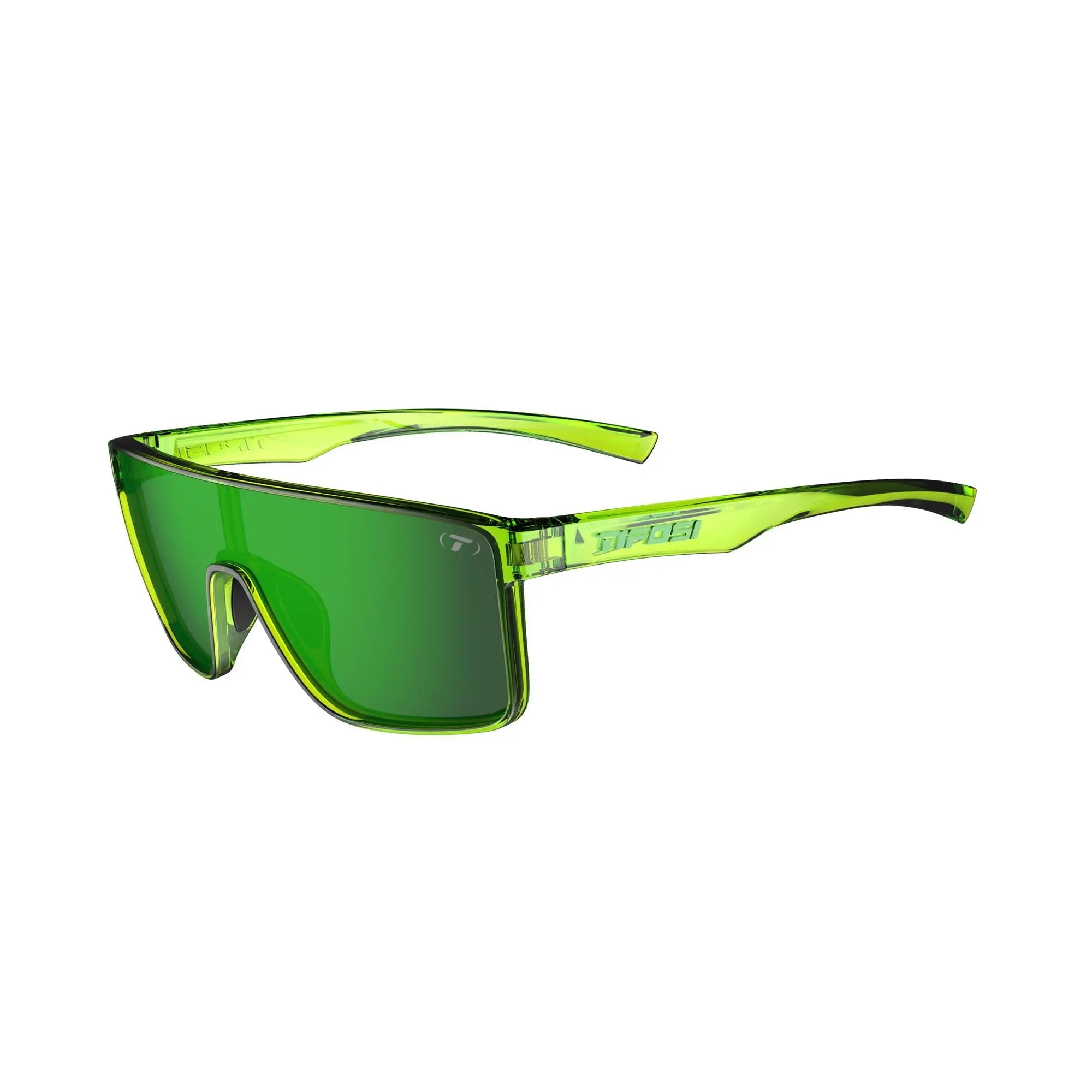 Tifosi Sanctum Single Lens Sunglasses Hyper Lime - FREE UK Shipping, FREE 365 Day Returns | Moto Central