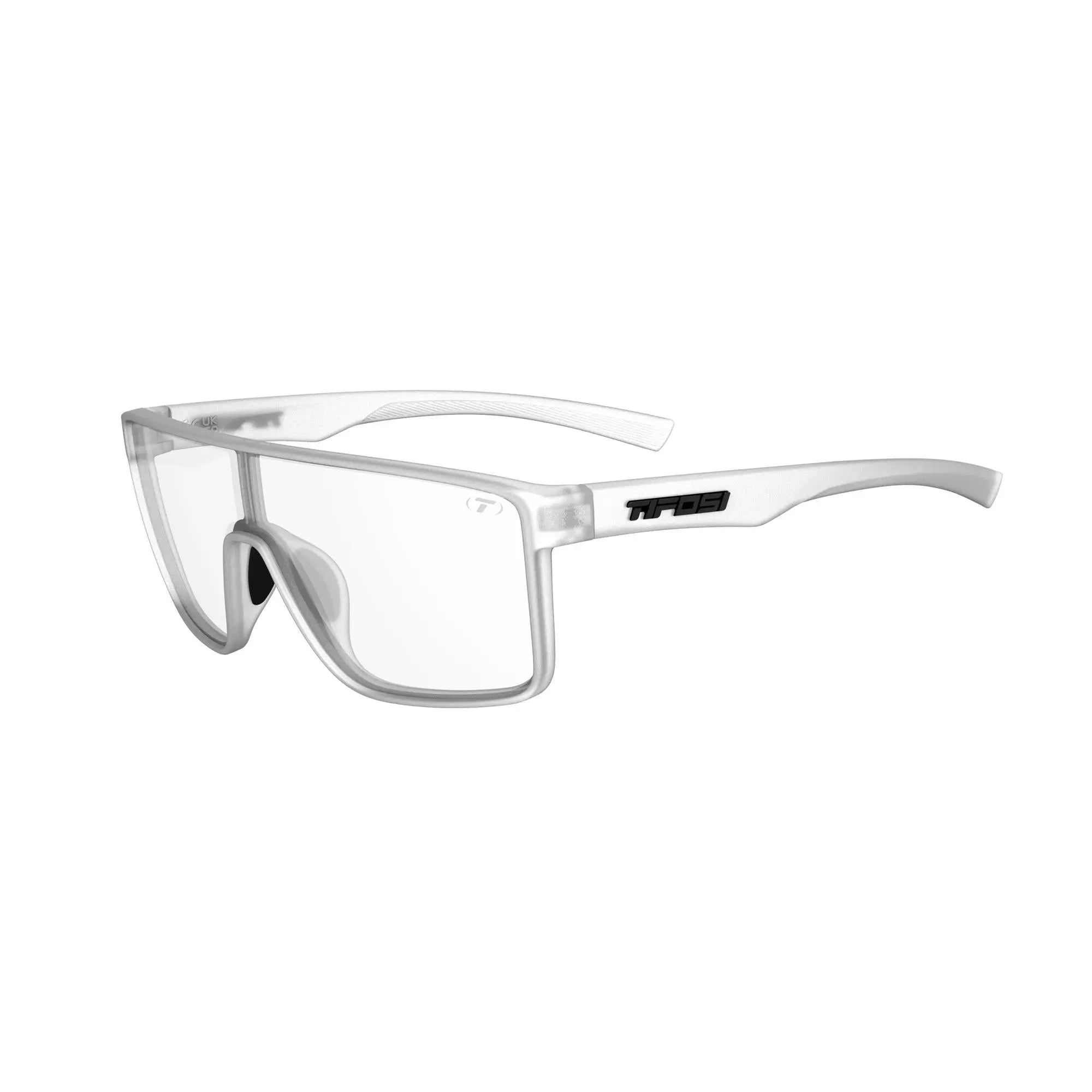 Tifosi Sanctum Single Lens Sunglasses Clear - FREE UK Shipping, FREE 365 Day Returns | Moto Central
