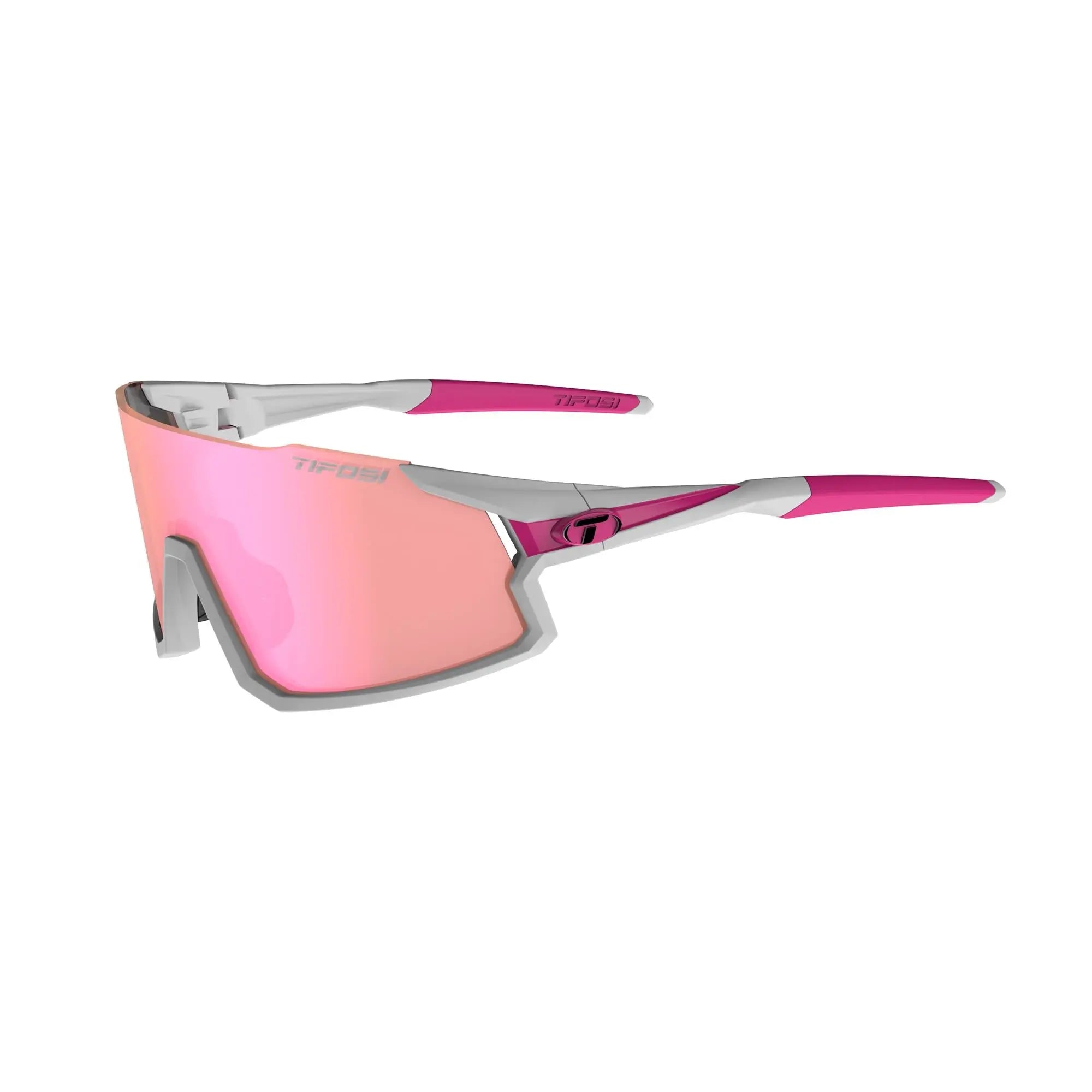 Tifosi Stash Clarion Interchangeable Lens Sunglasses Race Pink - FREE UK Shipping, FREE 365 Day Returns | Moto Central