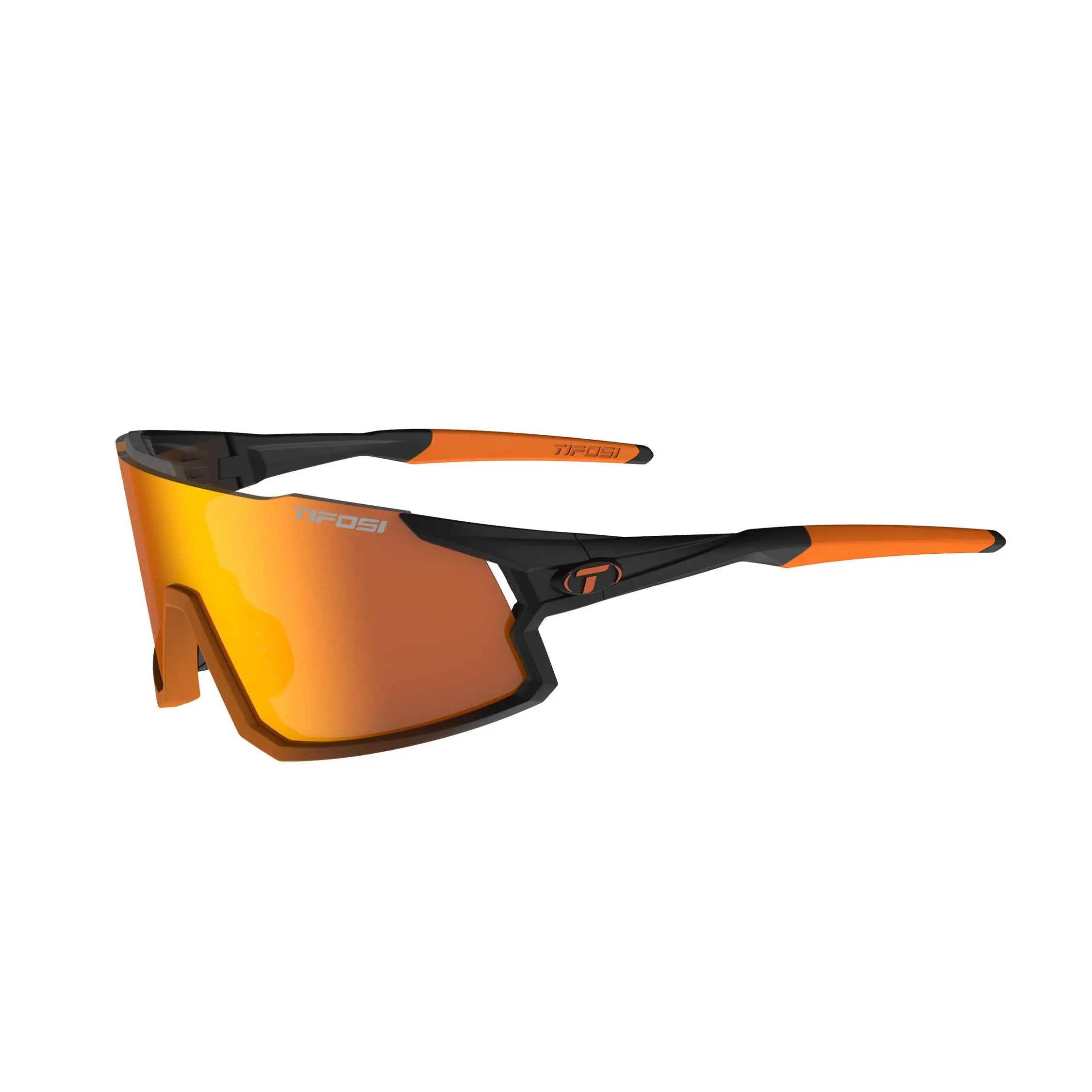 Tifosi Stash Interchangeable Lens Sunglasses Black / Orange - FREE UK Shipping, FREE 365 Day Returns | Moto Central