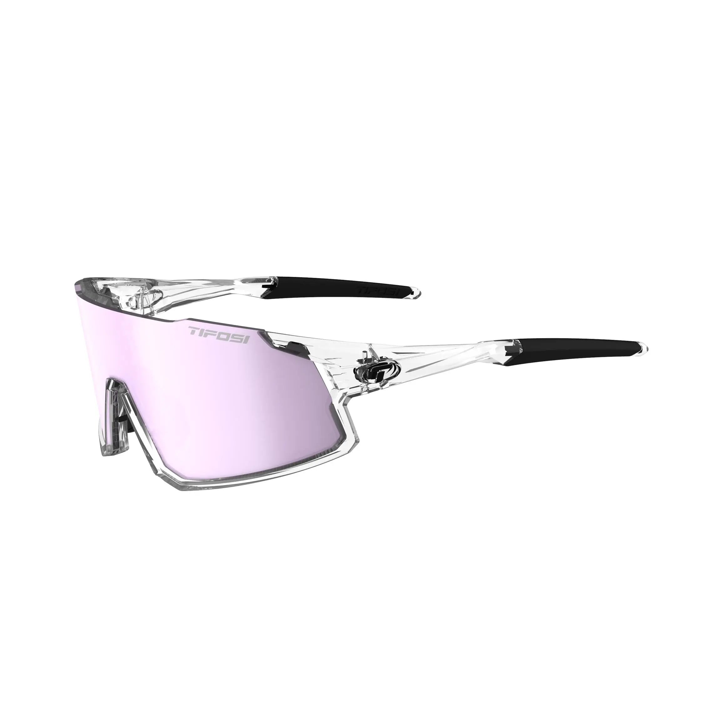 Tifosi Stash Interchangeable Lens Sunglasses Crystal Clear - FREE UK Shipping, FREE 365 Day Returns | Moto Central