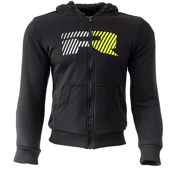 Richa Titan Logo Hoodie Black / Fluo Yellow