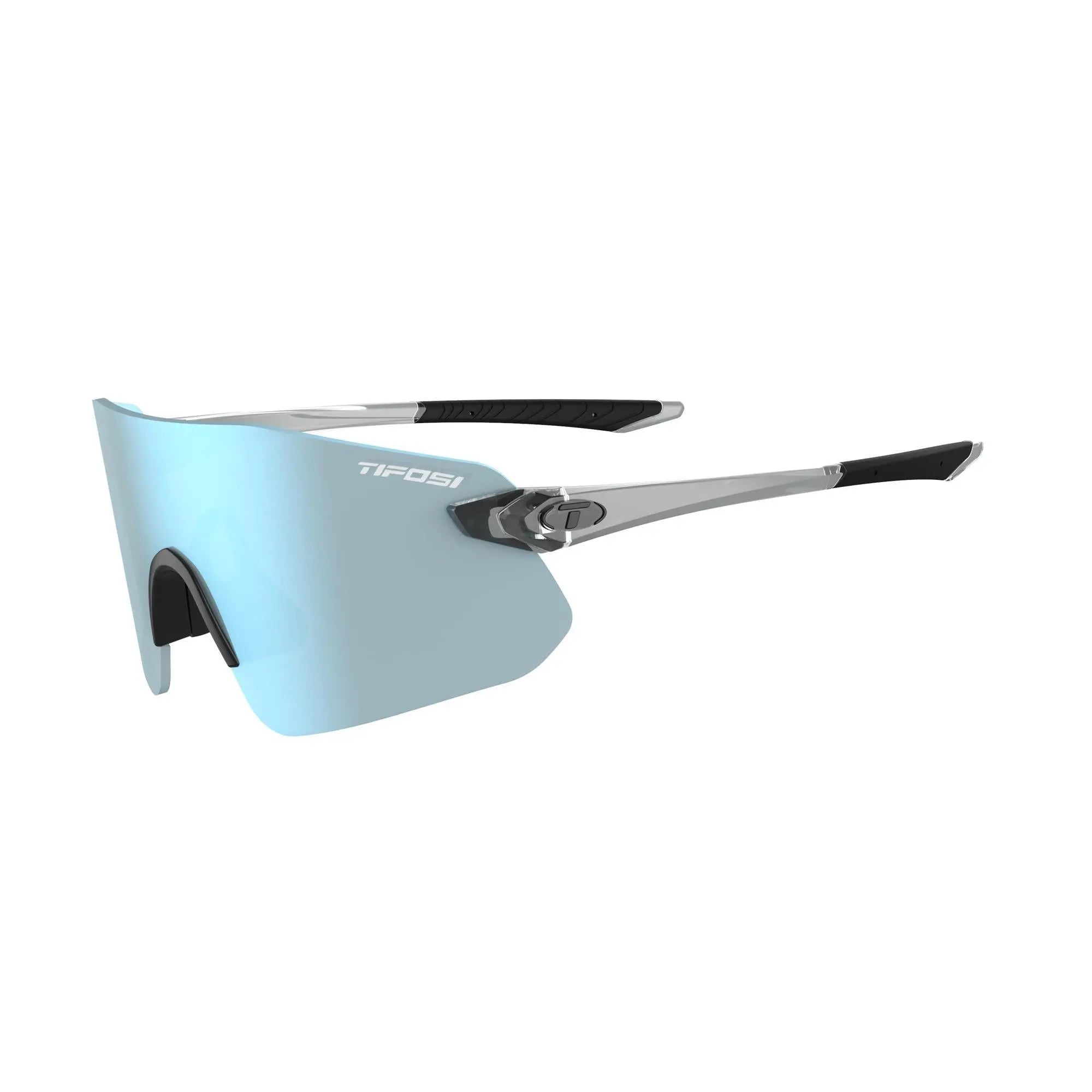 Tifosi Vogel SL Single Lens Sunglasses Crystal Smoke - FREE UK Shipping, FREE 365 Day Returns | Moto Central