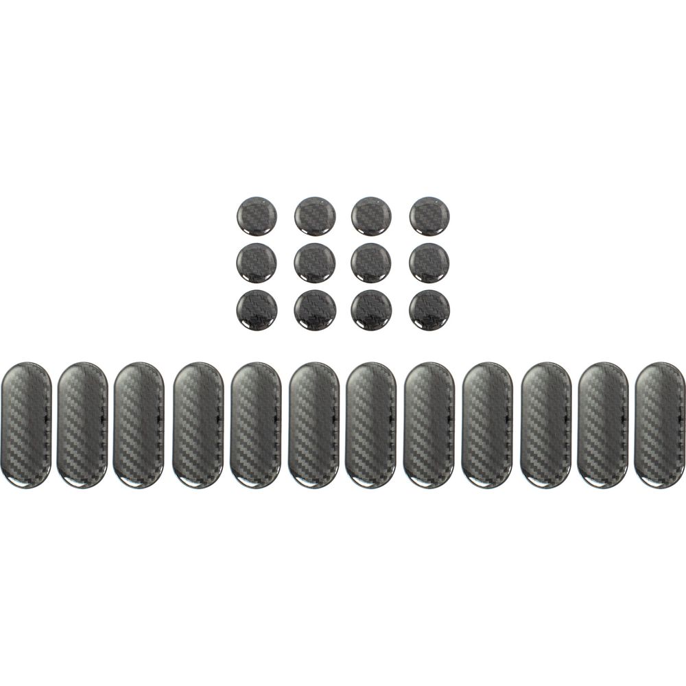 Bike It Carbon Look Spots And Stripes Protection - Pack Of 24