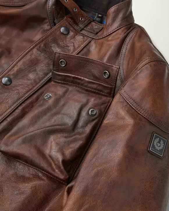 Belstaff Trialmaster Leather Jacket Burnt Cuero FREE UK Delivery, FREE 365 Day Returns | Moto Central
