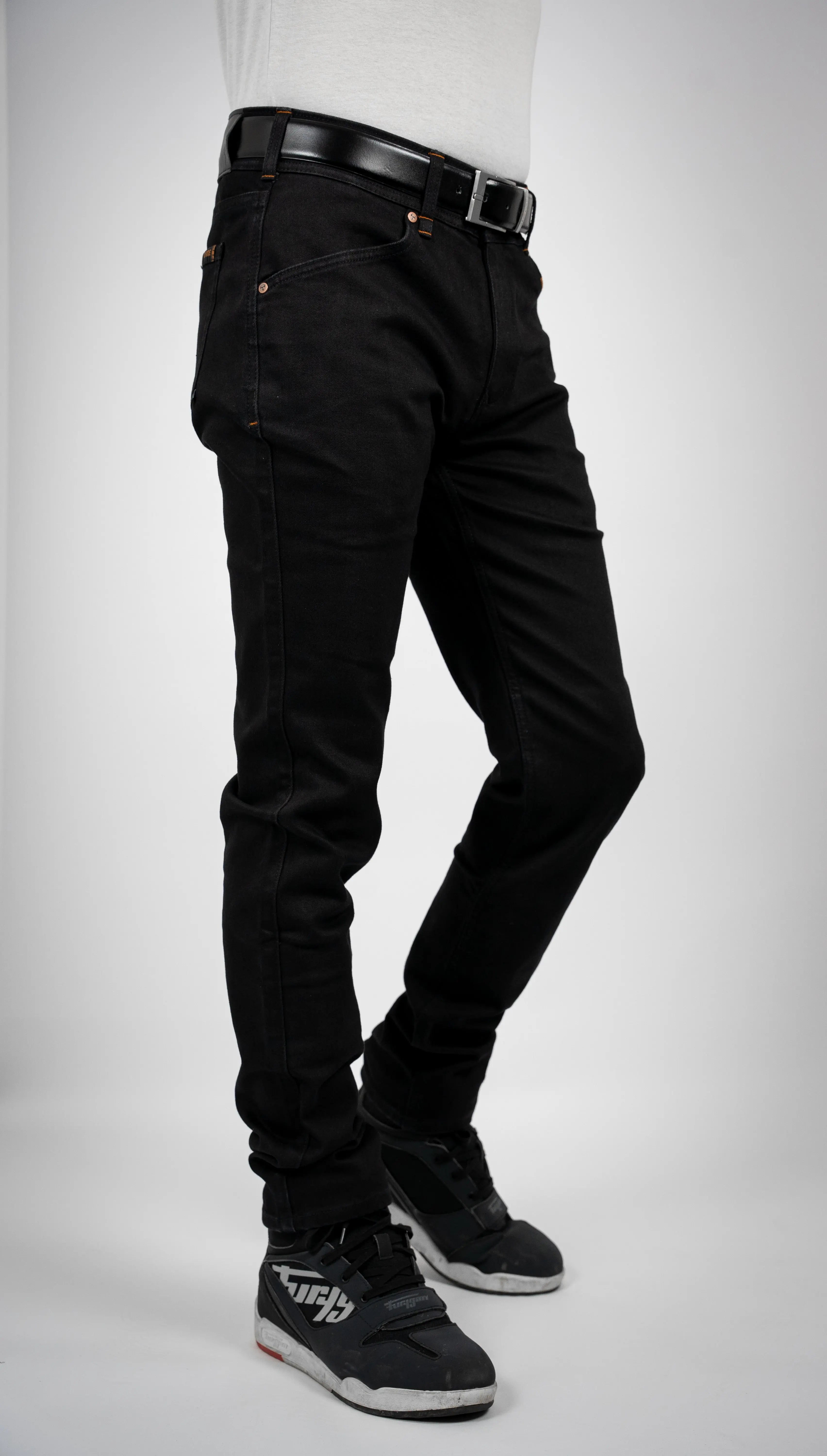 Bull-it Trojan Slim Fit Denim Jeans BlackĀ  - FREE UK Shipping, FREE 365 Day Returns | Moto Central