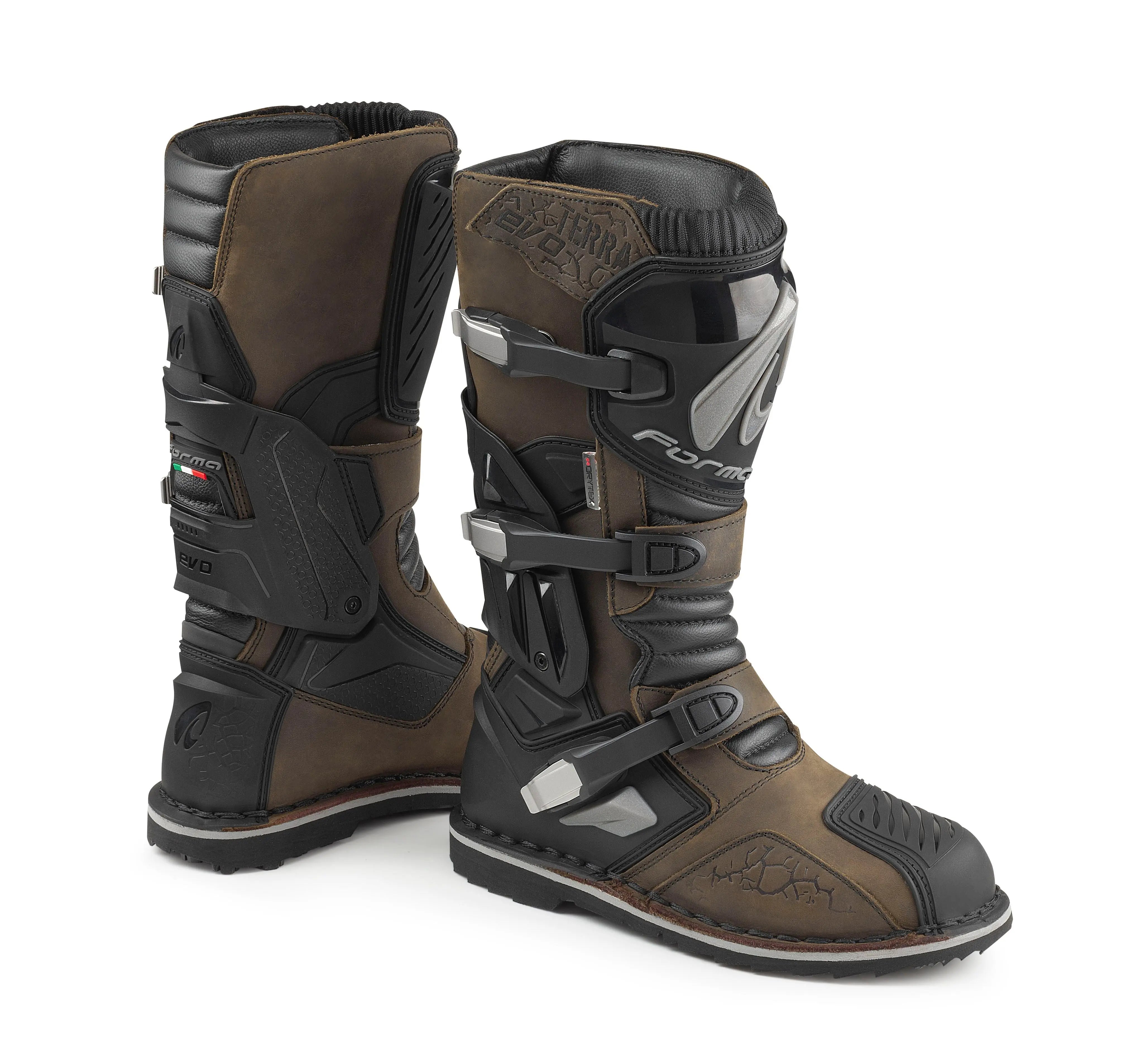 Forma Terra Evo Dry Adventure Boots Brown  - FREE UK Shipping, FREE 365 Day Returns | Moto Central