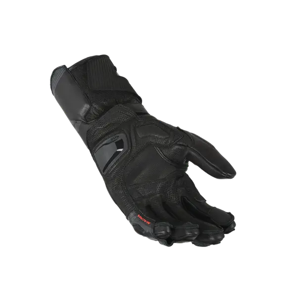 Macna Thandor Leather Gloves Black - FREE UK Shipping, FREE 365 Day Returns | Moto Central