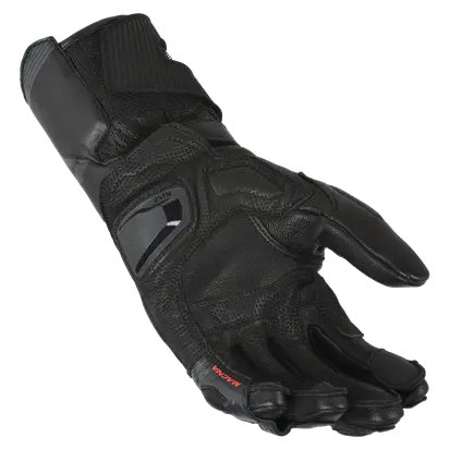 Macna Thandor Leather Gloves Black – palm view