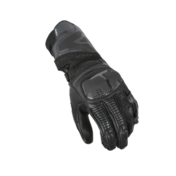 Macna Thandor Leather Gloves Black  - FREE UK Shipping, FREE 365 Day Returns | Moto Central