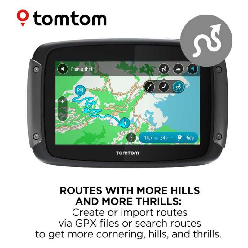 Tom Tom Rider 550 Premium Satellite Navigation System Black