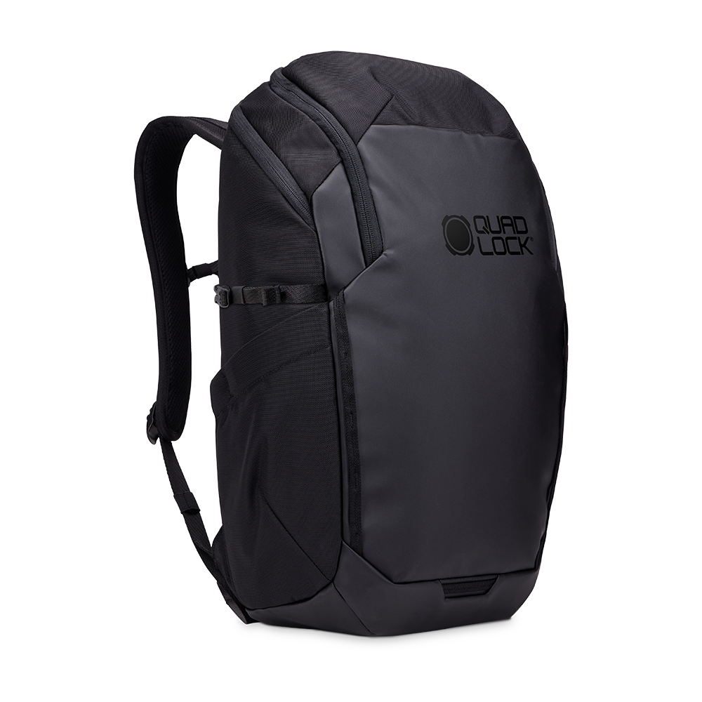 Quad Lock Traverse Backpack Black - 26 Litres - FREE UK Shipping, FREE 365 Day Returns | Moto Central